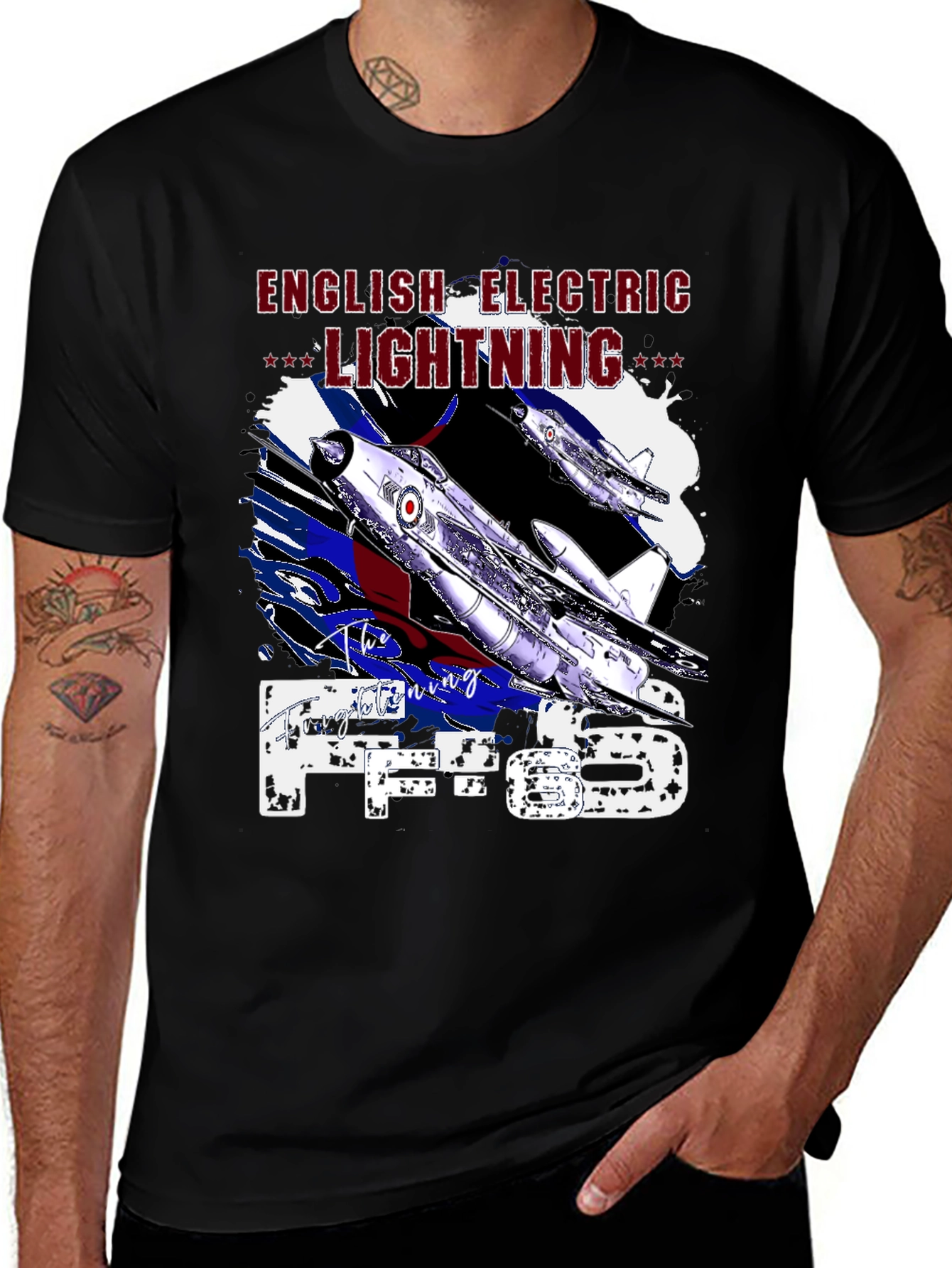 Variant 21 of English Electric Lightning F.6 T-Shirt