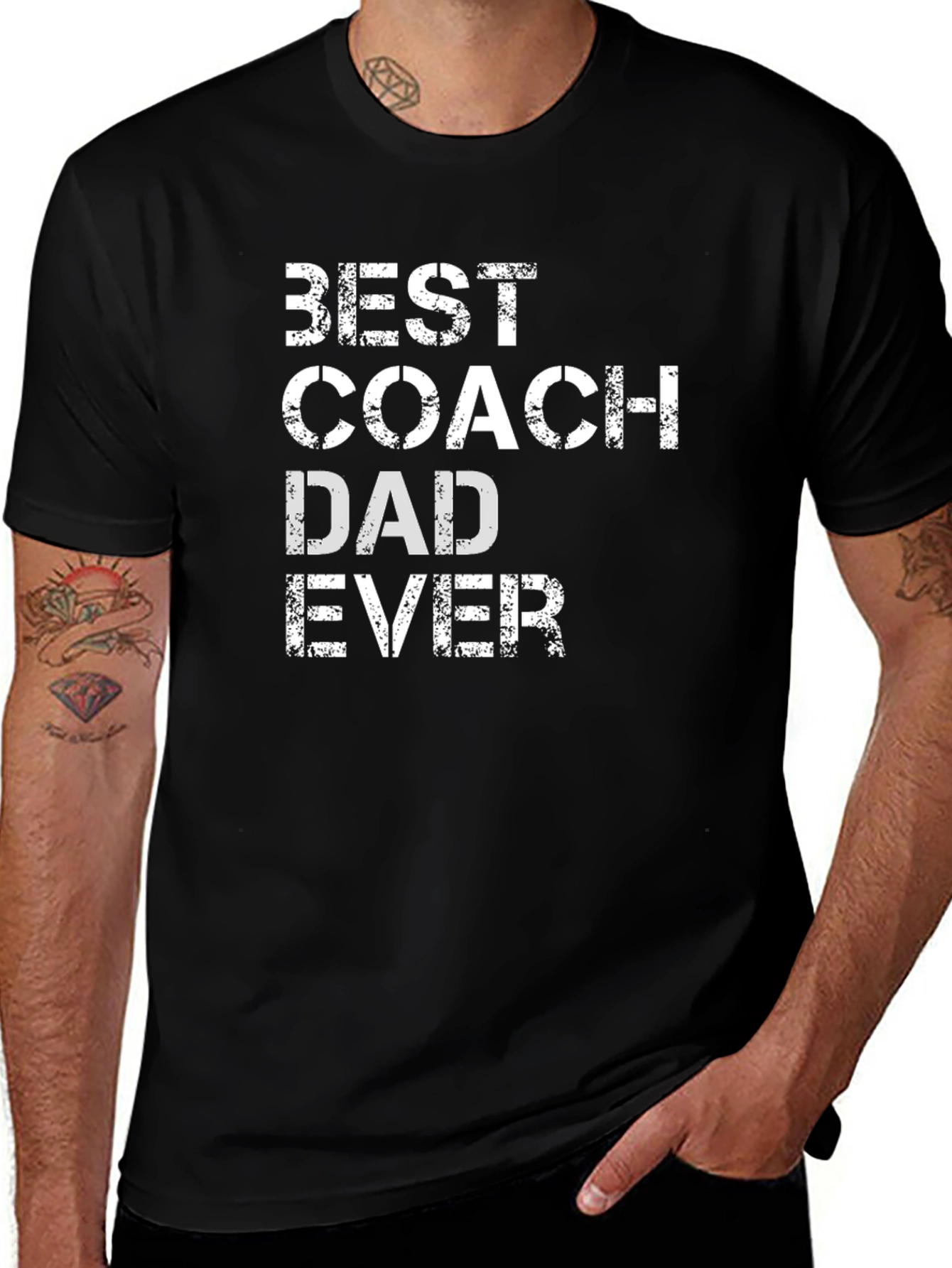 Variant 23 of Best Coach Dad Ever T-Shirt
