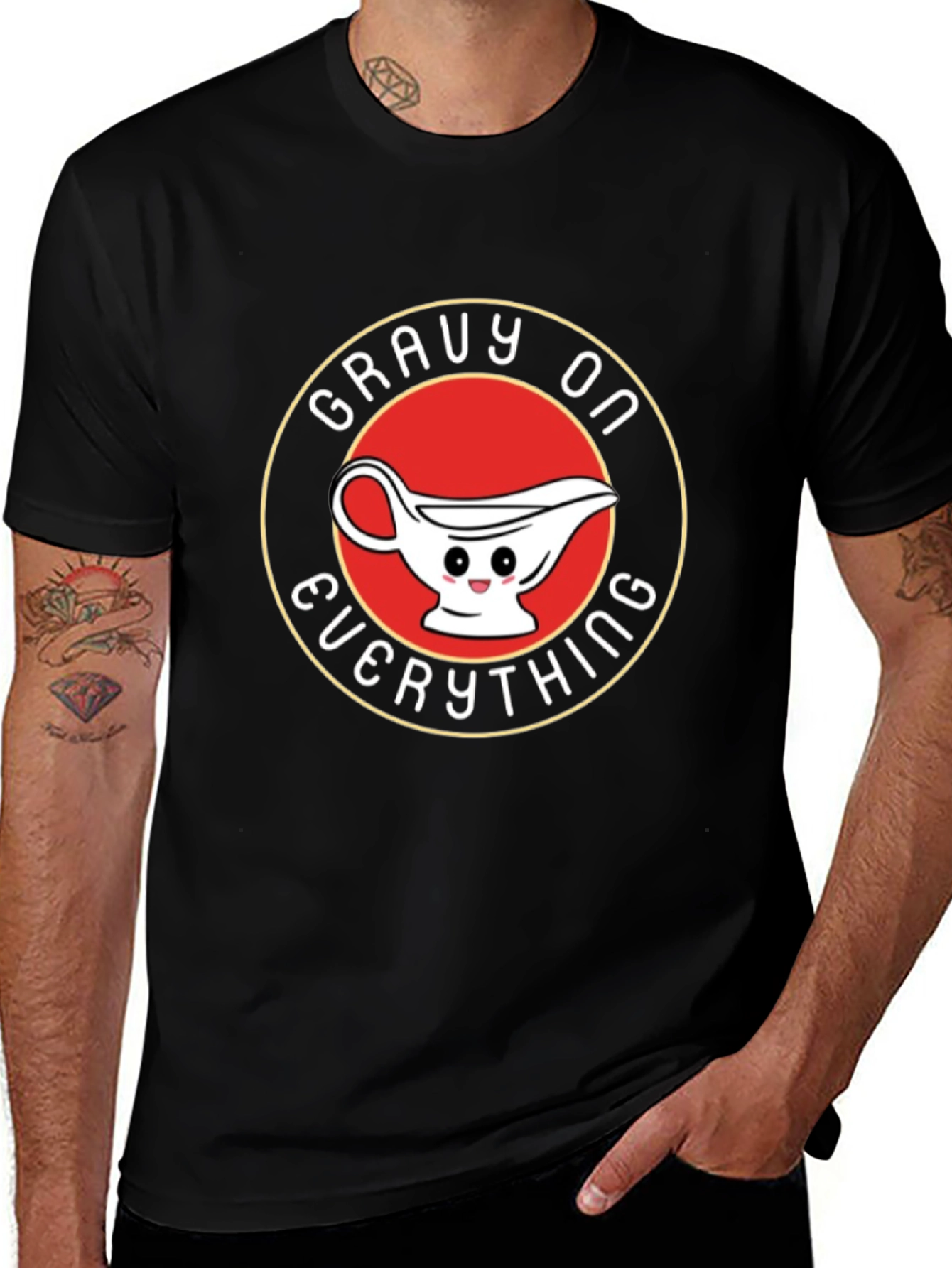 Variant 21 of Gravy On Everything T-Shirt - Funny Foodie Tee