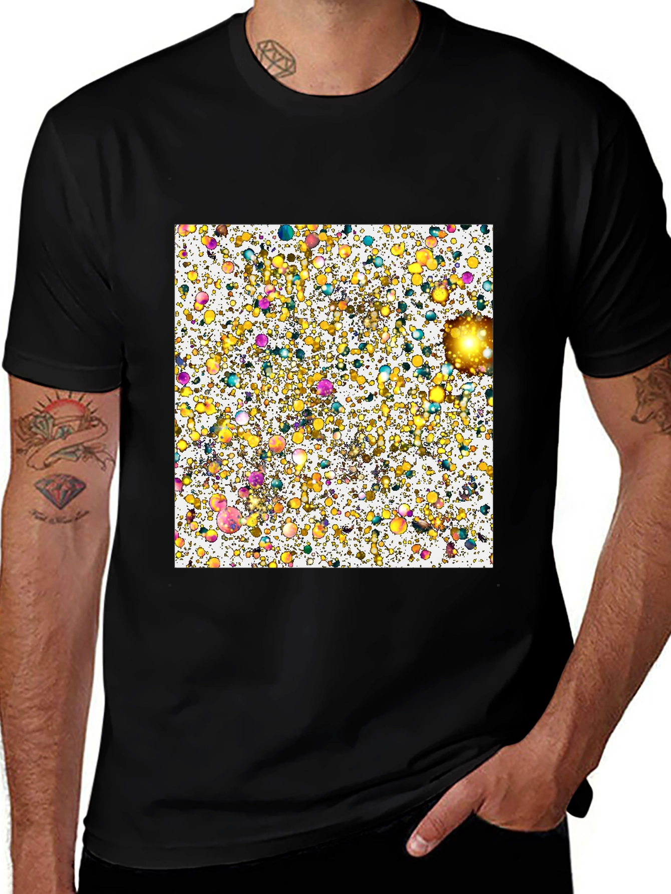 Variant 24 of Abstract Bubbles Graphic Tee