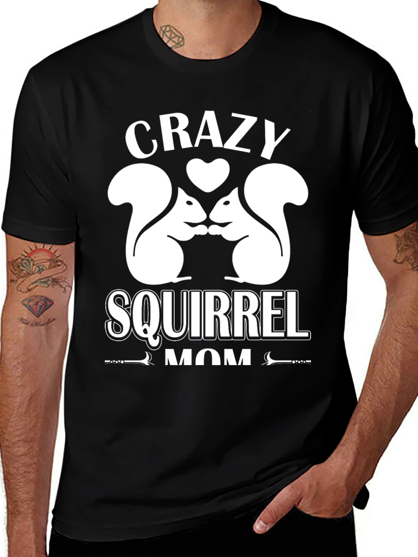 Variant 15 of Crazy Squirrel Mom Graphic T-Shirt