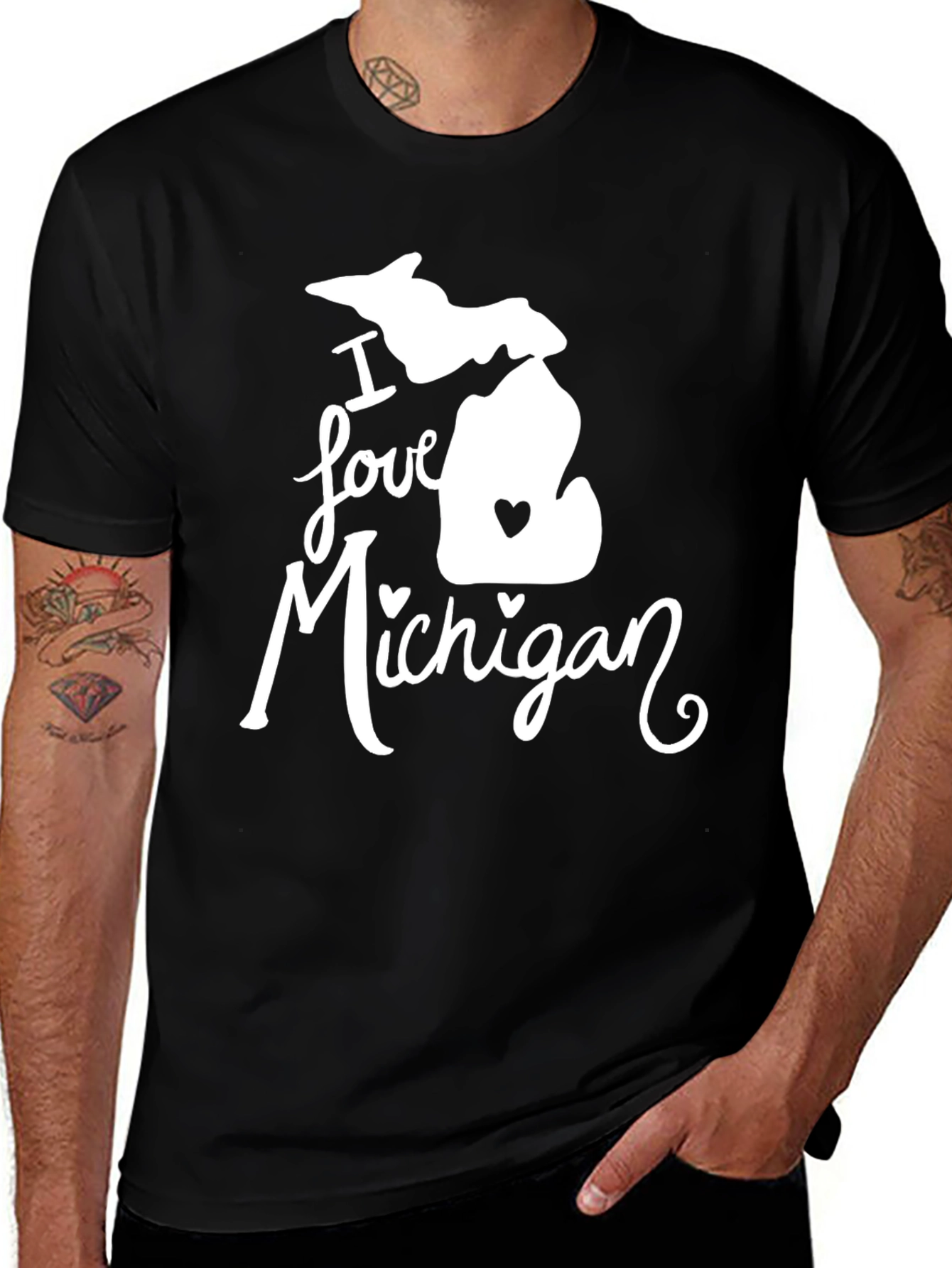 I Love Michigan State Pride T-Shirt