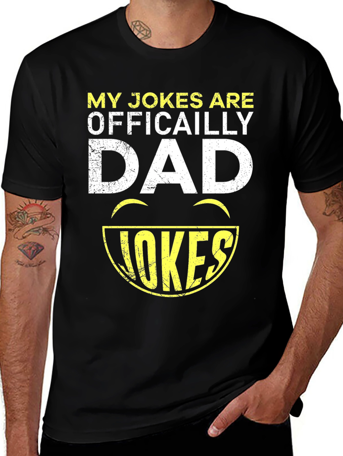 Variant 23 of Dad Jokes T-Shirt Funny Father's Day Tee