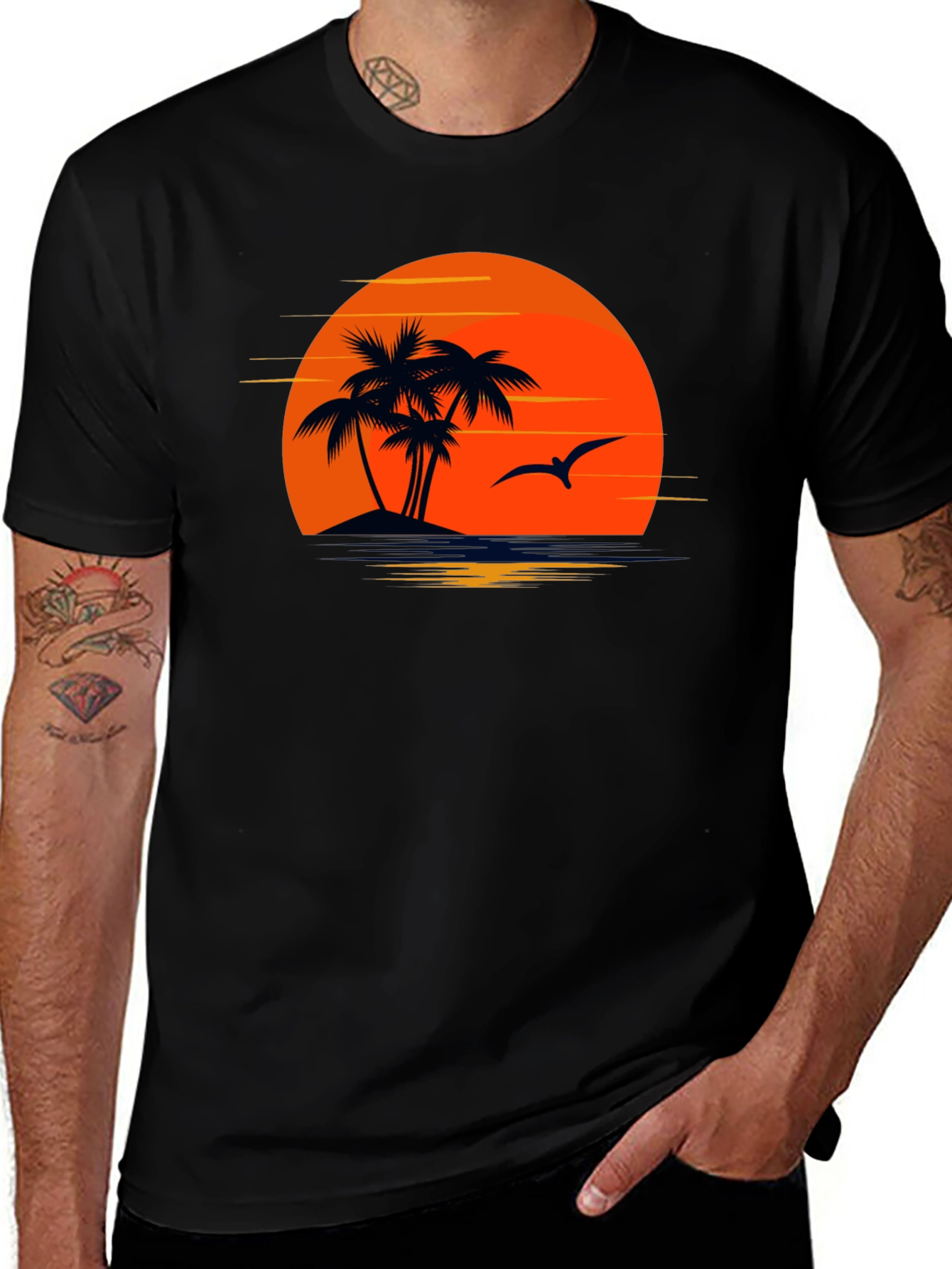 Variant 29 of Tropical Sunset T-Shirt