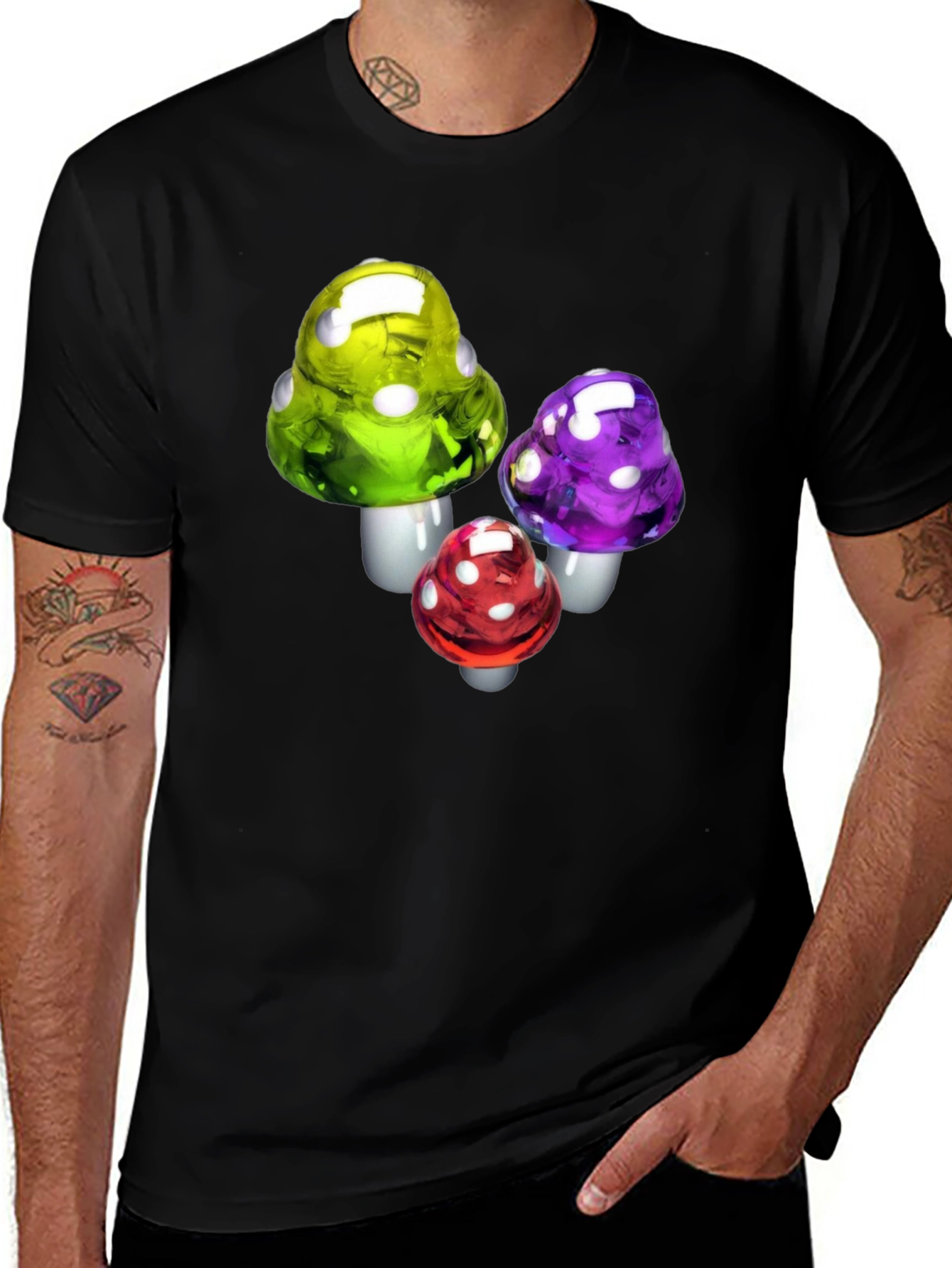 Variant 18 of Mushroom T-Shirt - Funky Fungi Design