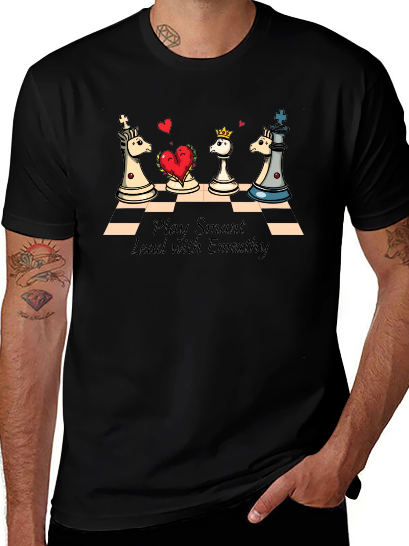 Variant 20 of Chess Piece Empathy T-Shirt