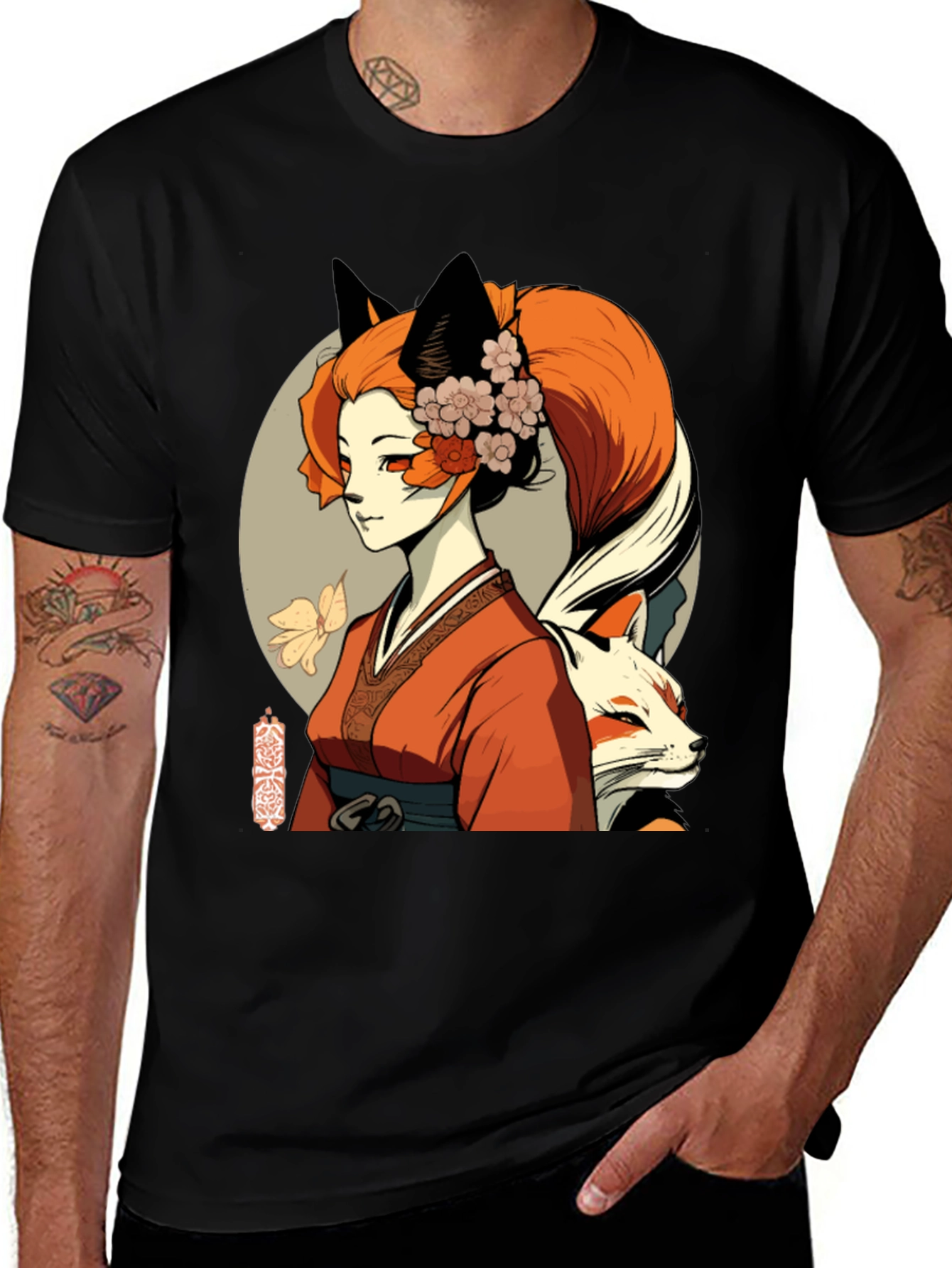 Fox Spirit Graphic T-Shirt