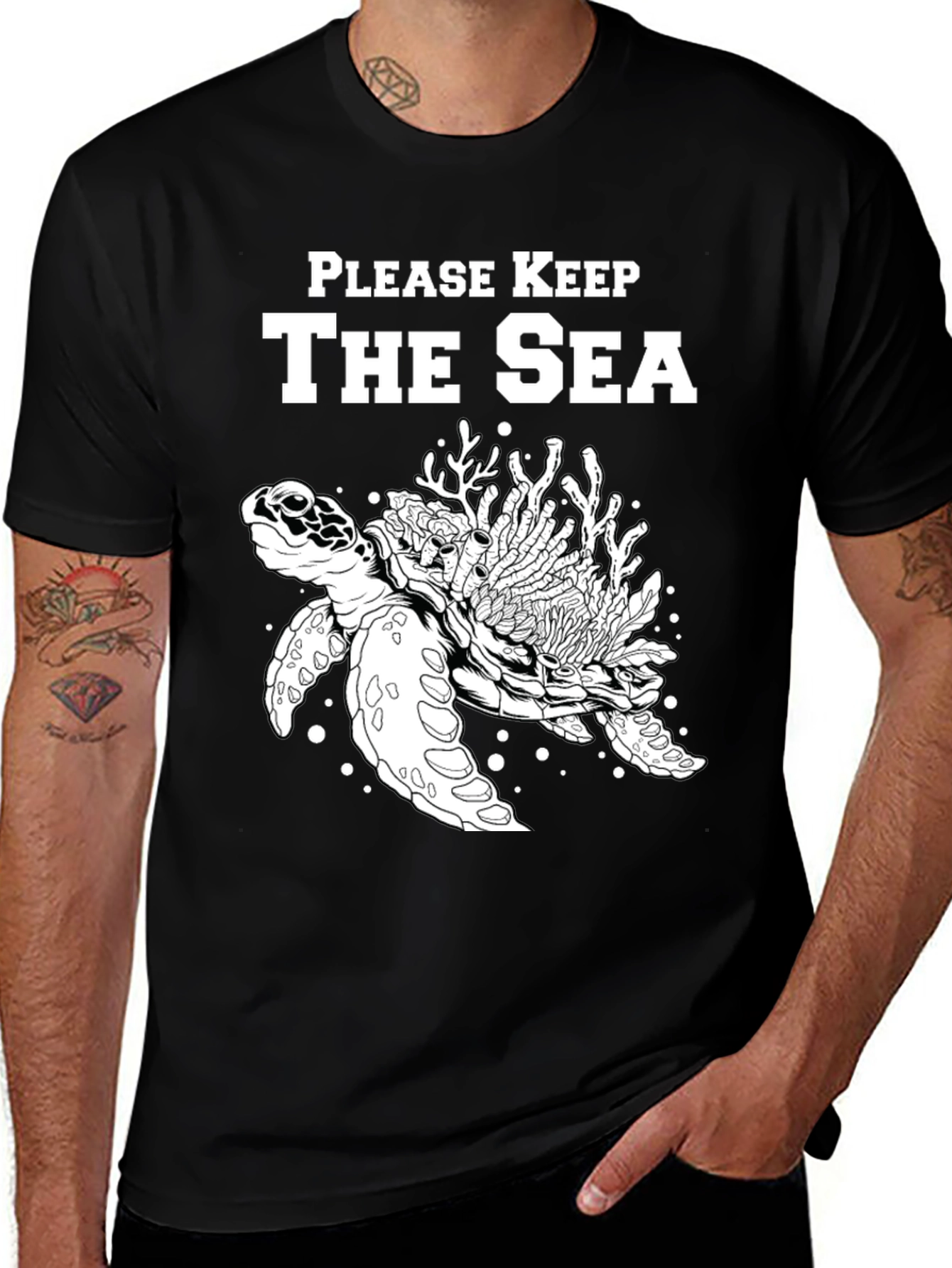 Variant 4 of Keep the Sea Turtle T-Shirt