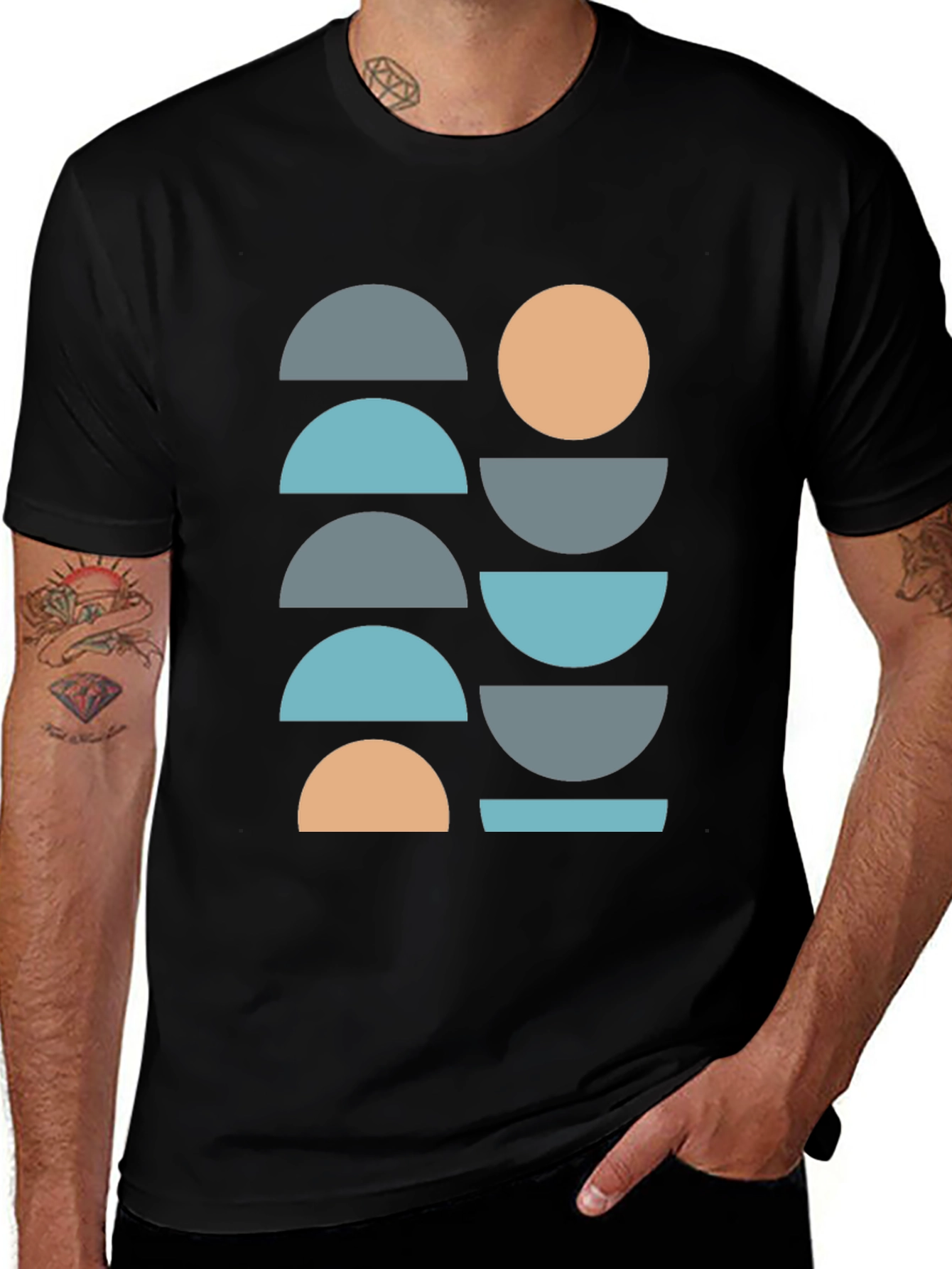 Variant 11 of Geometric Pattern T-Shirt