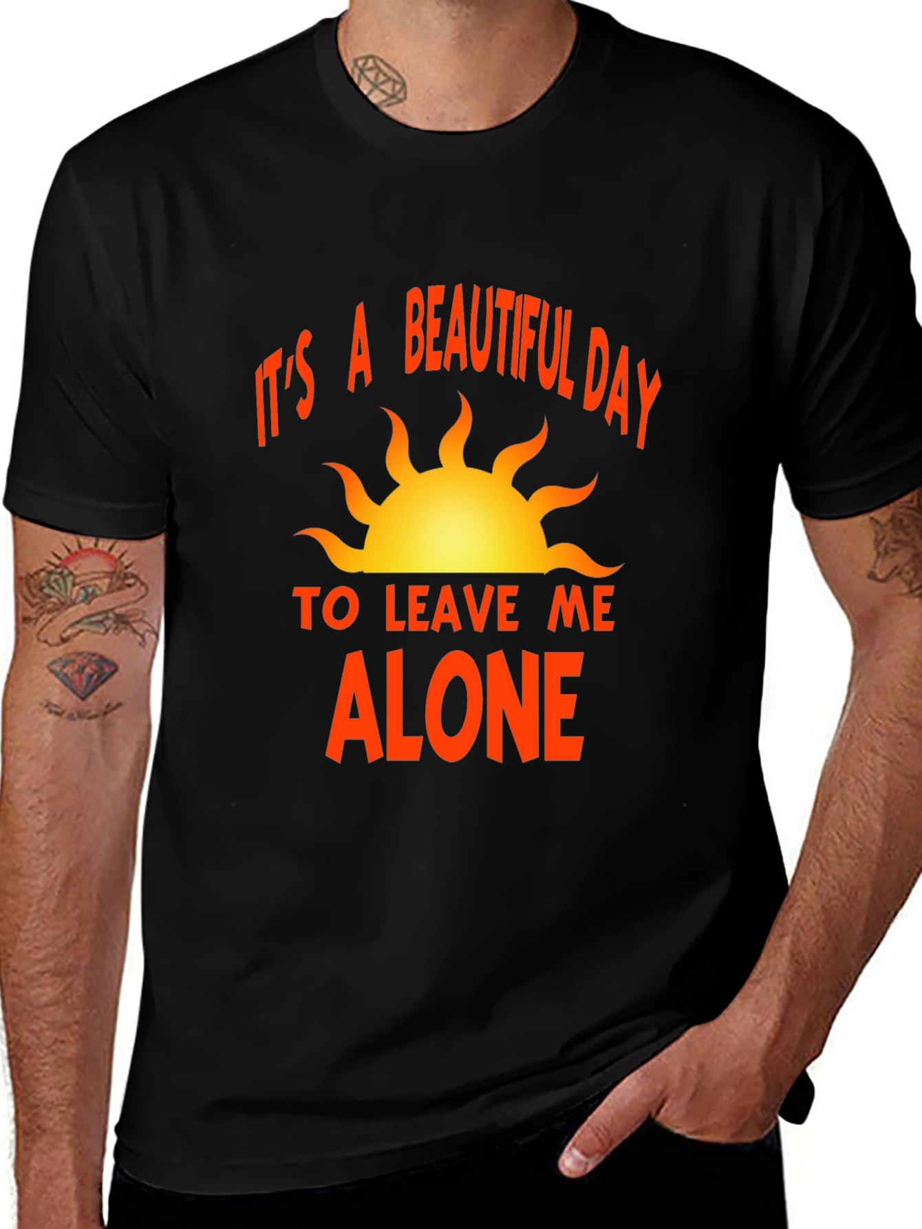Variant 2 of It's a Beautiful Day to Leave Me Alone T-Shirt