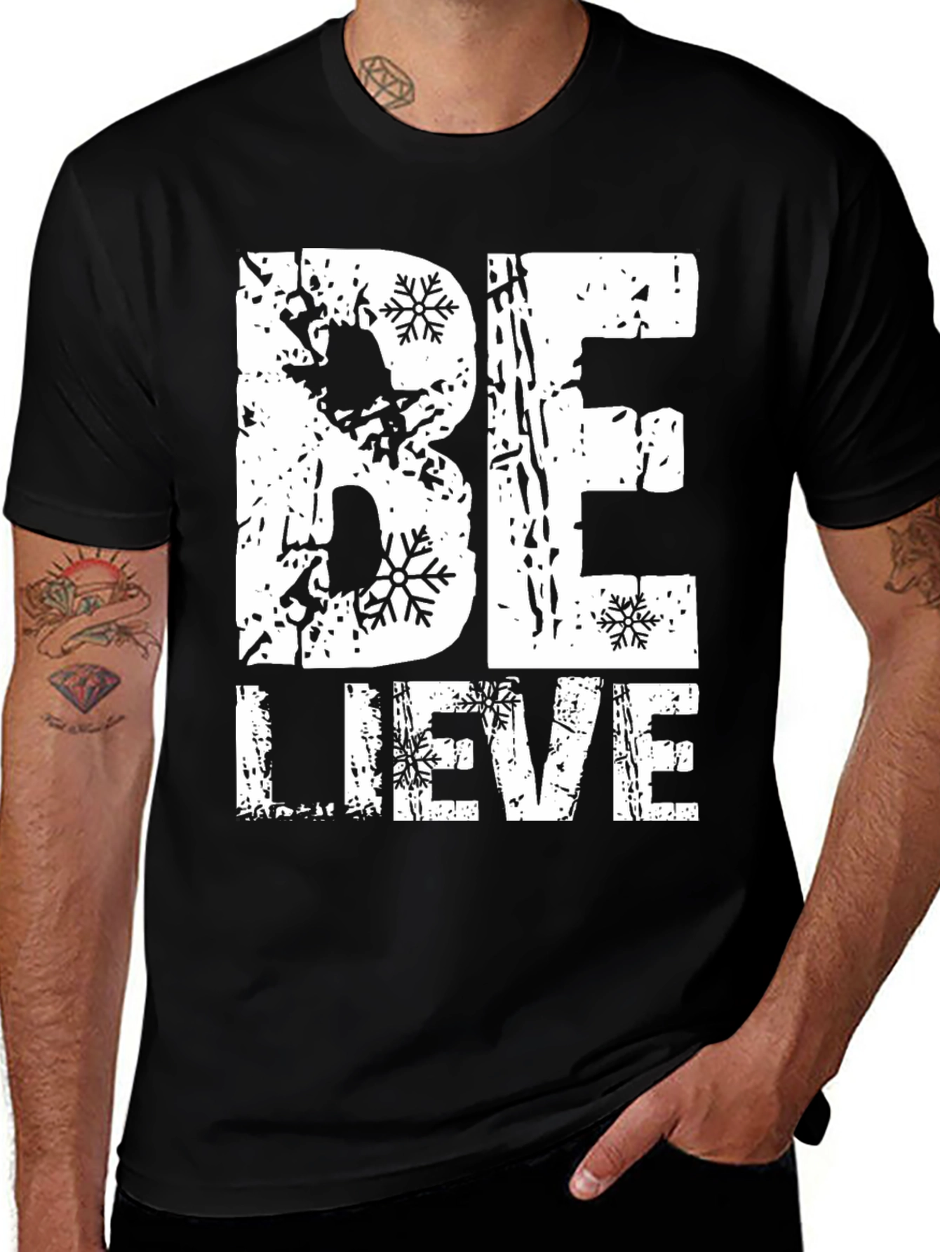 Black Believe Graphic T-Shirt main image