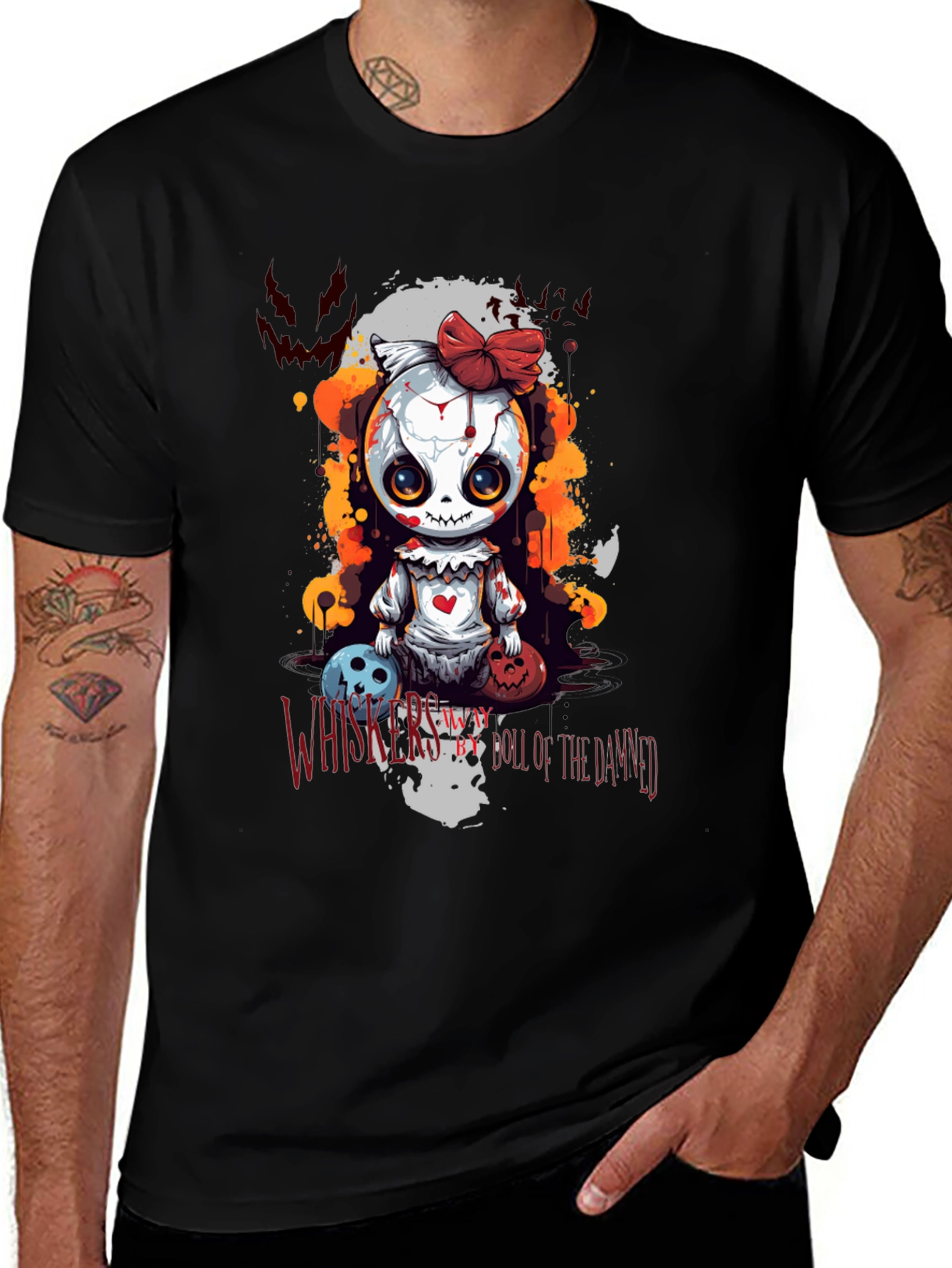 Whiskers Doll of the Damned Graphic Tee