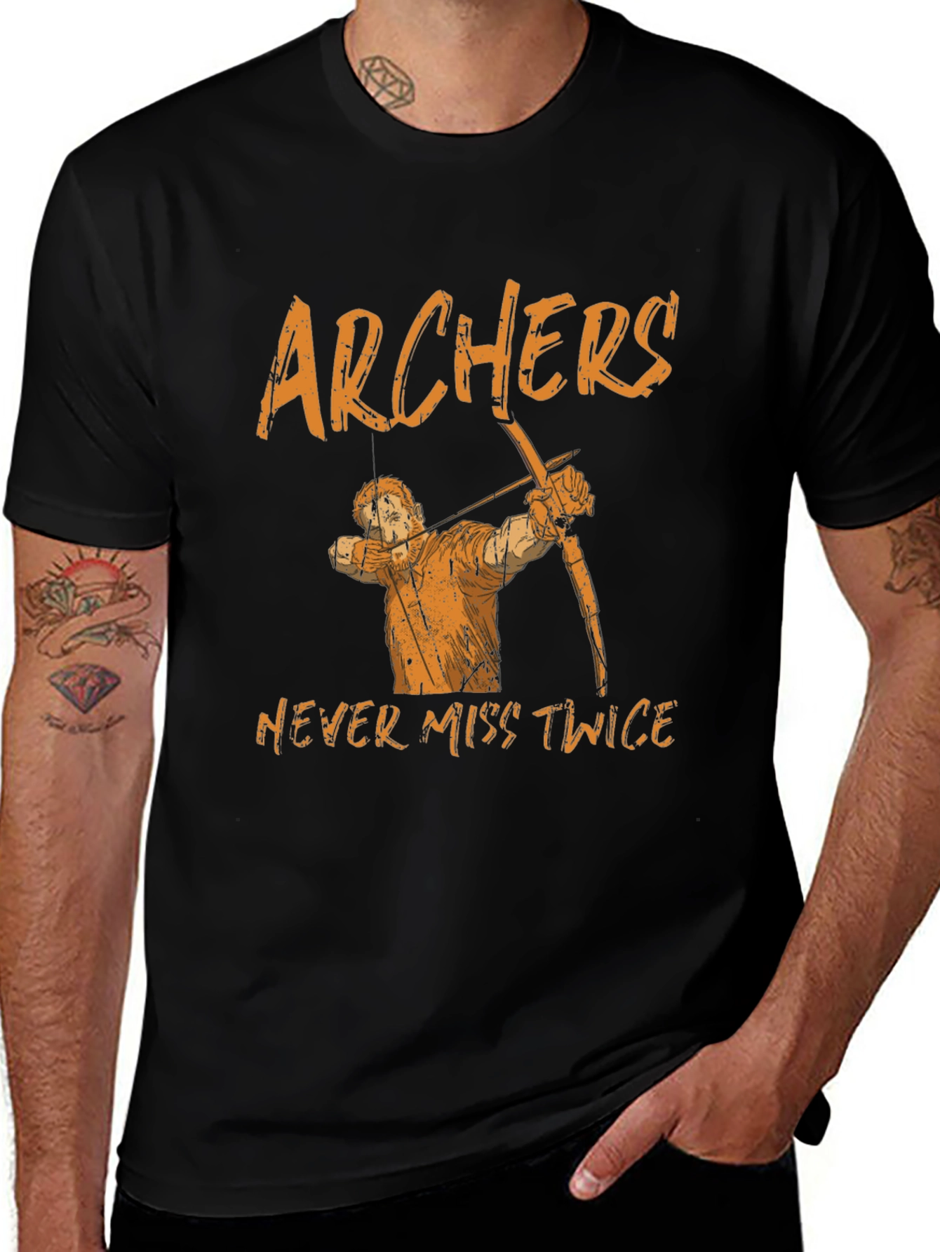 Variant 30 of Archers Never Miss Twice Graphic Tee