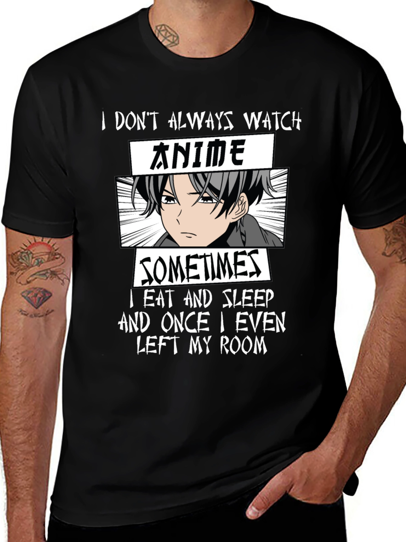 Anime Lover T-Shirt - I Don't Always Watch Anime