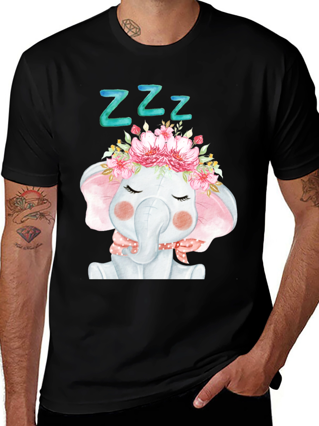 Variant 11 of Sleeping Elephant T-Shirt