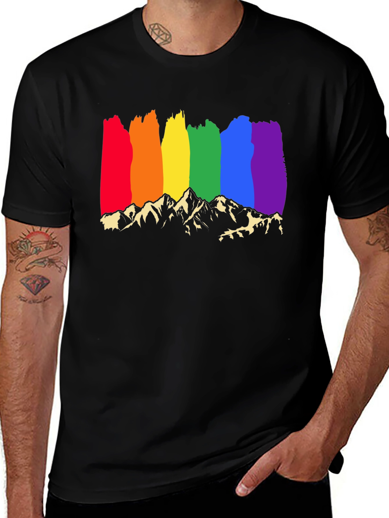 LGBT Pride Mountain Graphic Tee