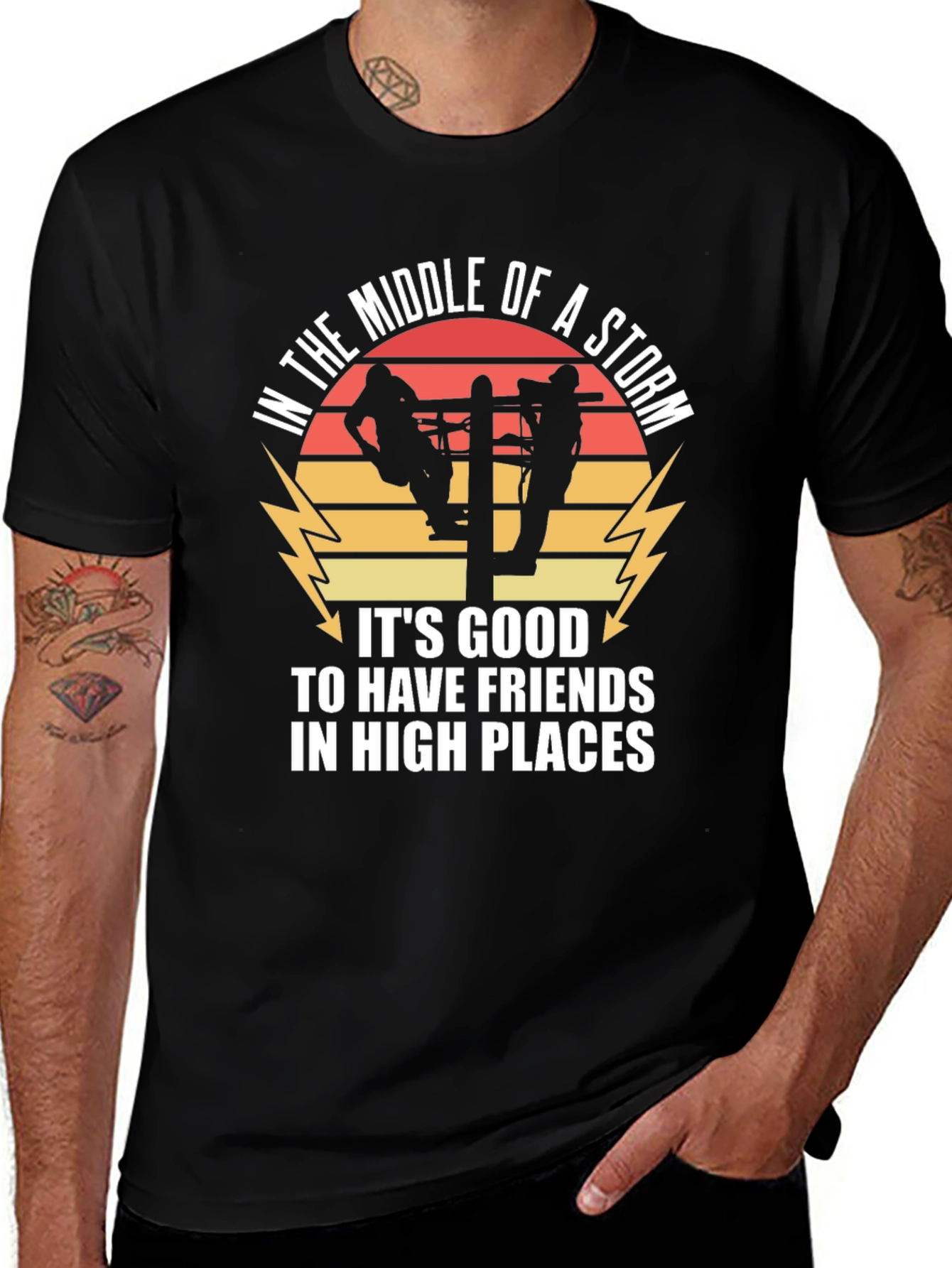 Lineman T-Shirt: Friends in High Places