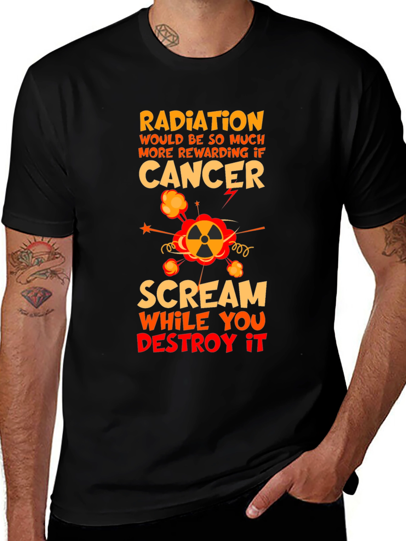 Variant 13 of Radiation Cancer Destroy It T-Shirt