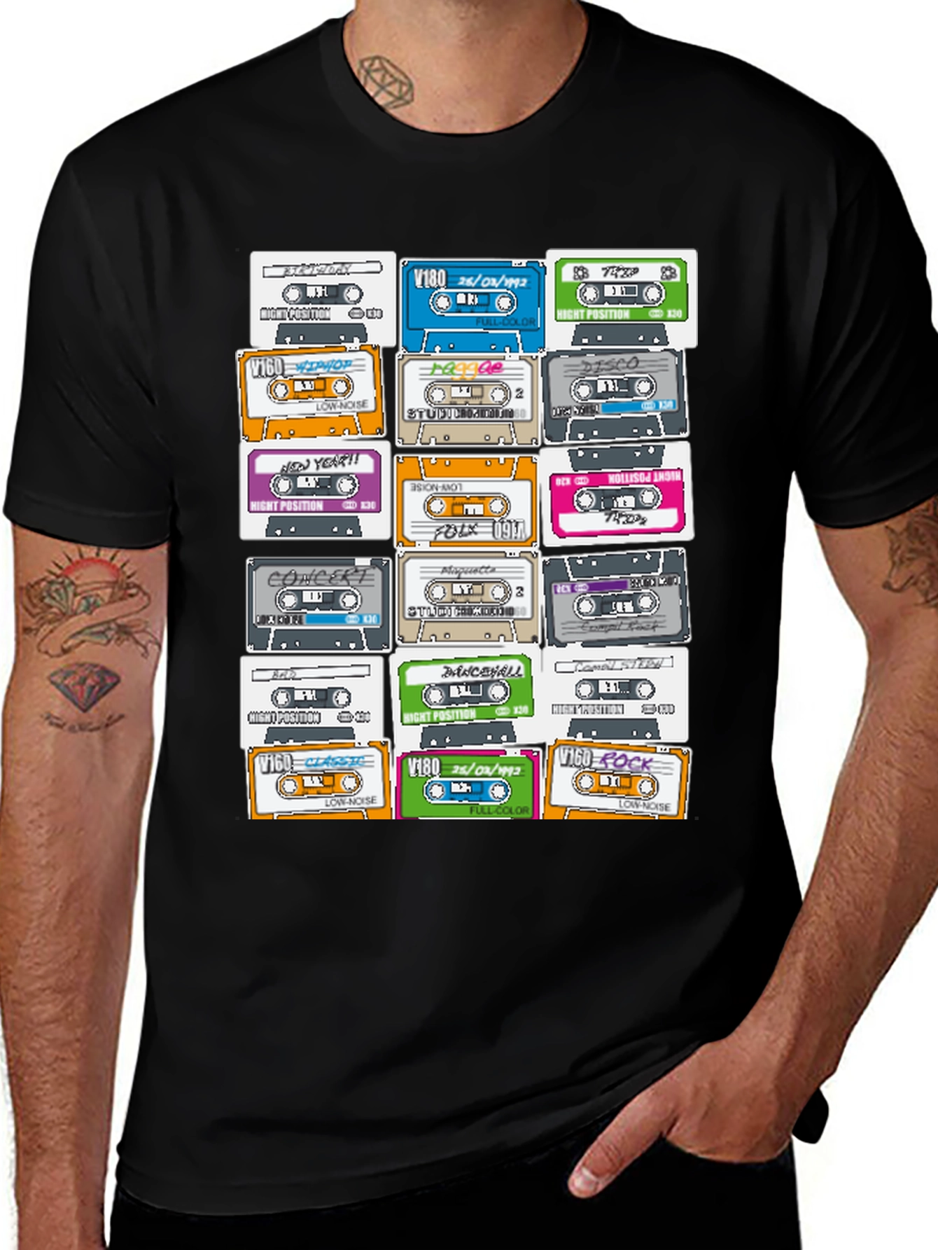 Variant 6 of Retro Cassette Tape Graphic T-Shirt - Music Lover Tee