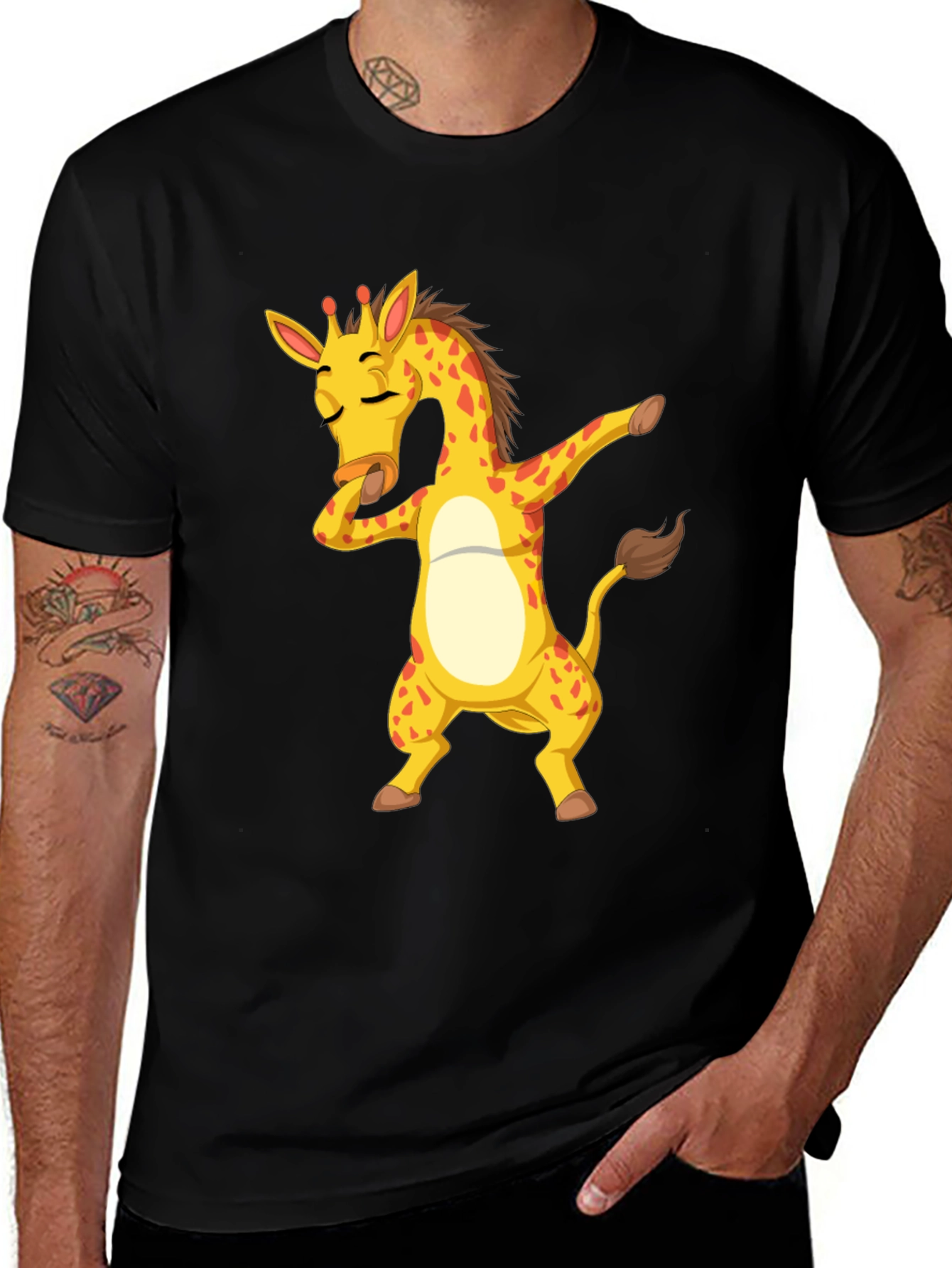 Variant 16 of Dabbing Giraffe T-Shirt - Funny Animal Tee