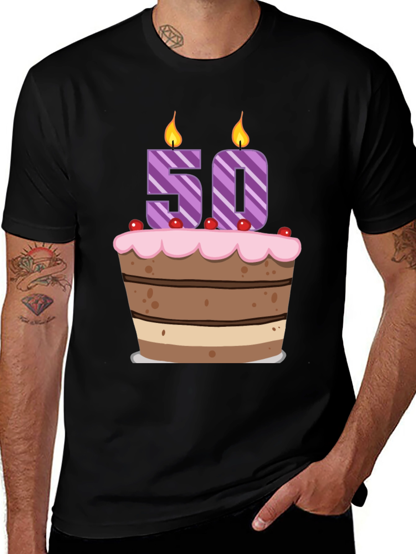Variant 25 of 50th Birthday Cake T-Shirt
