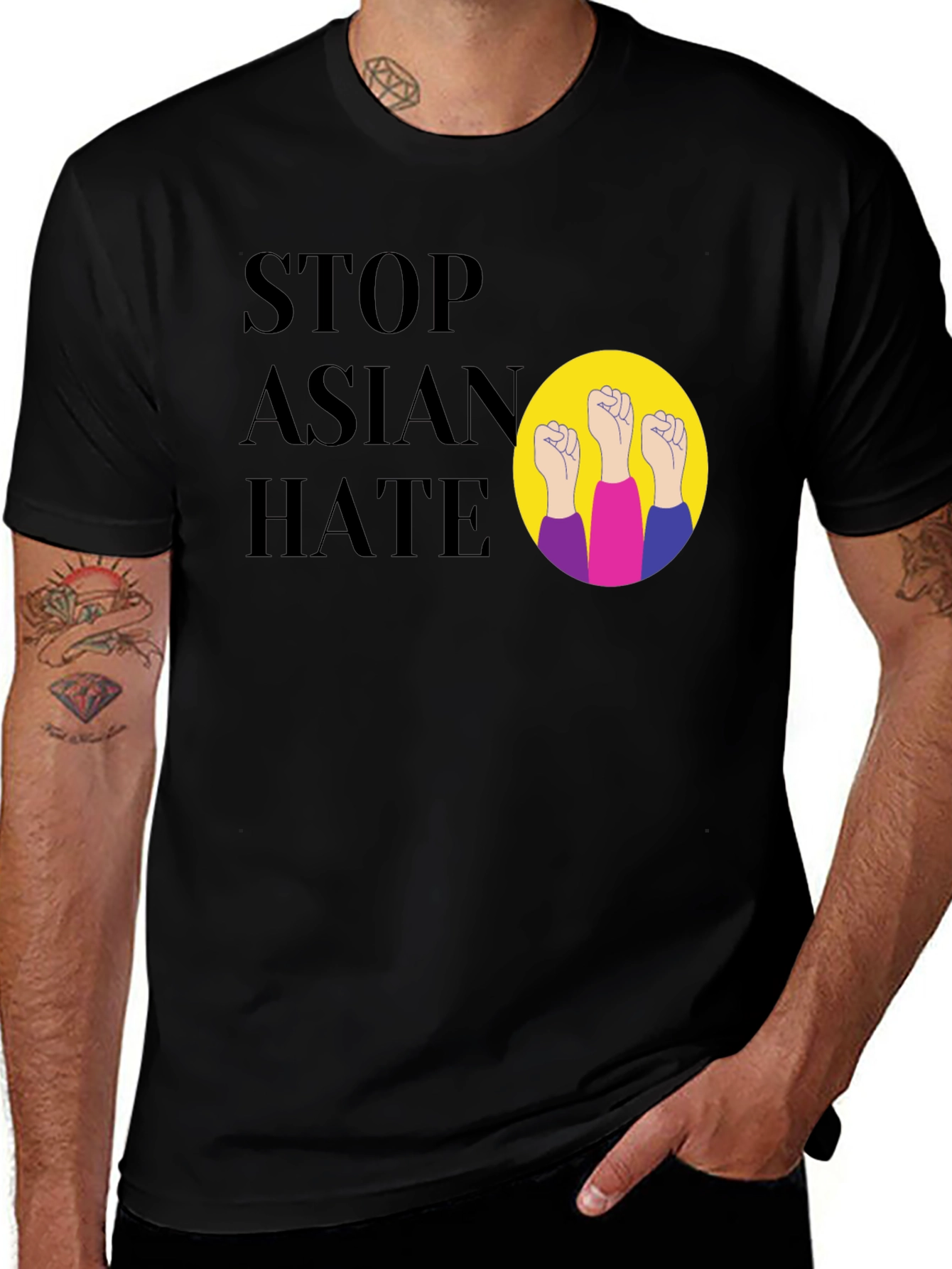 Stop Asian Hate Graphic Tee