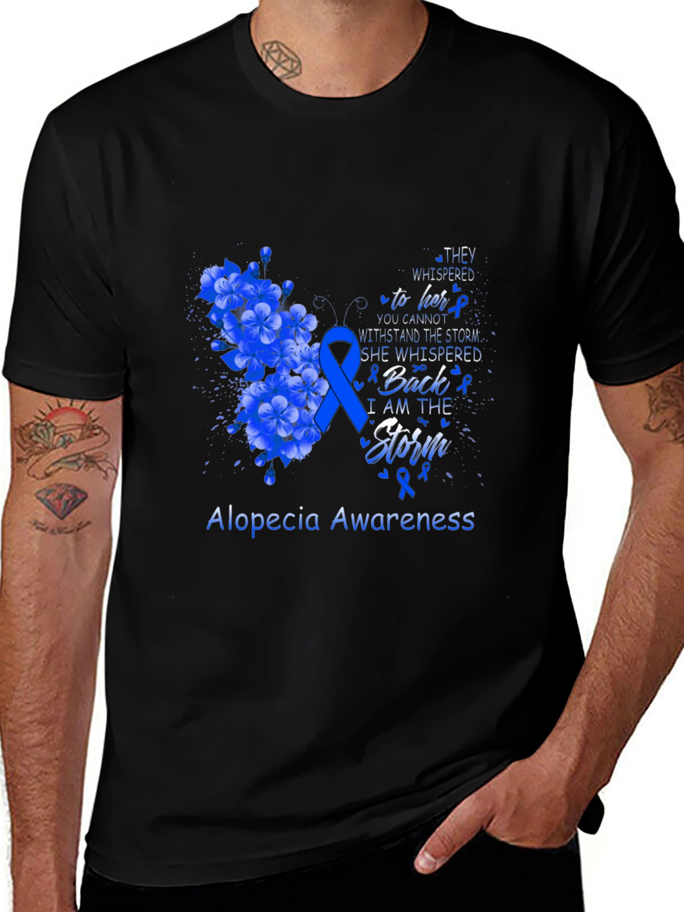 Alopecia Awareness T-Shirt - I Am The Storm
