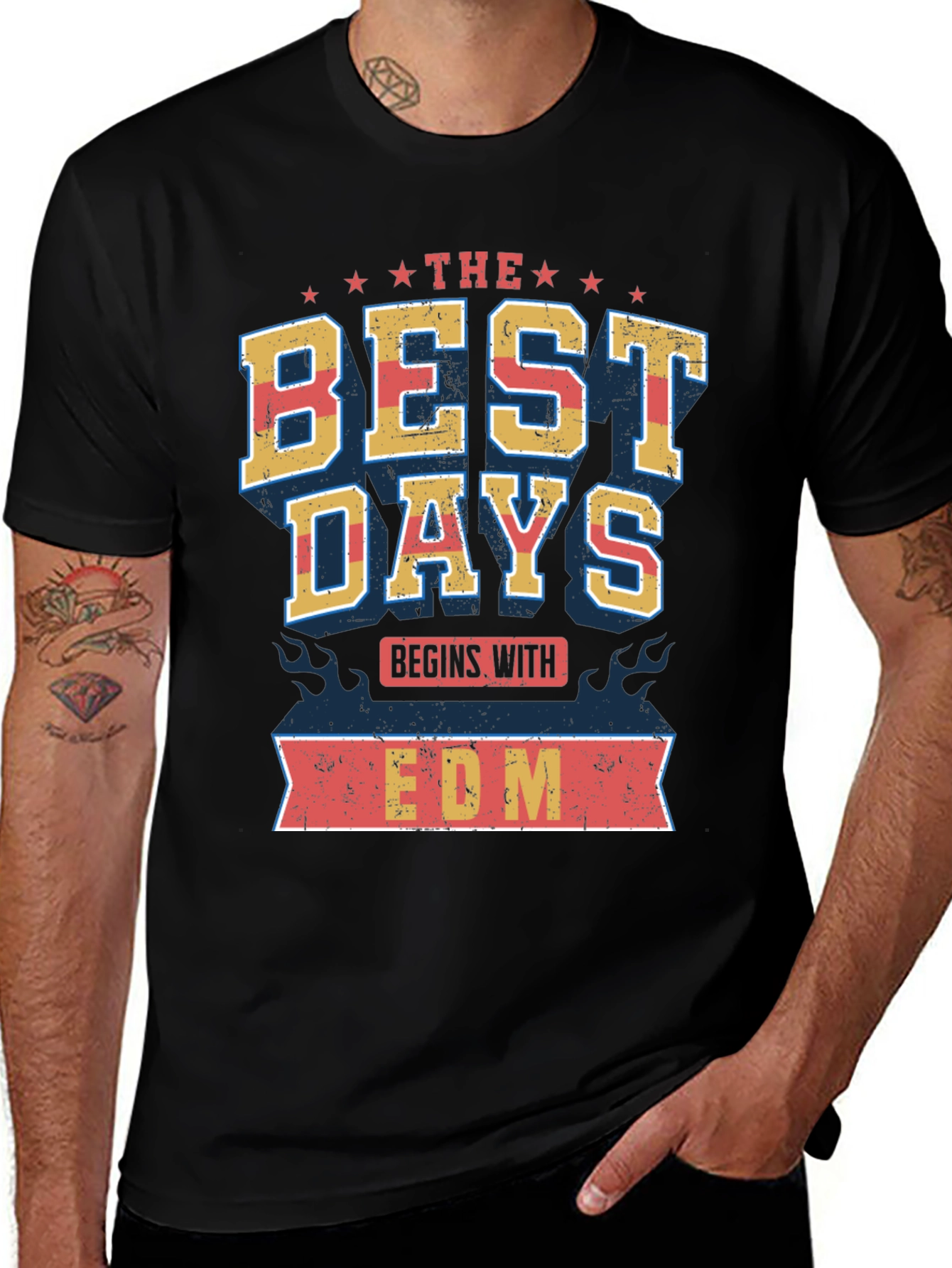 The Best Days Begin with EDM T-Shirt