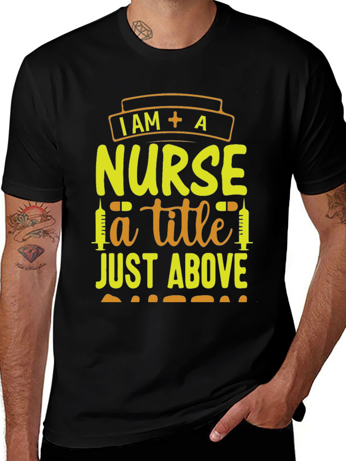 Variant 23 of Nurse Title T-Shirt - Healthcare Hero Apparel
