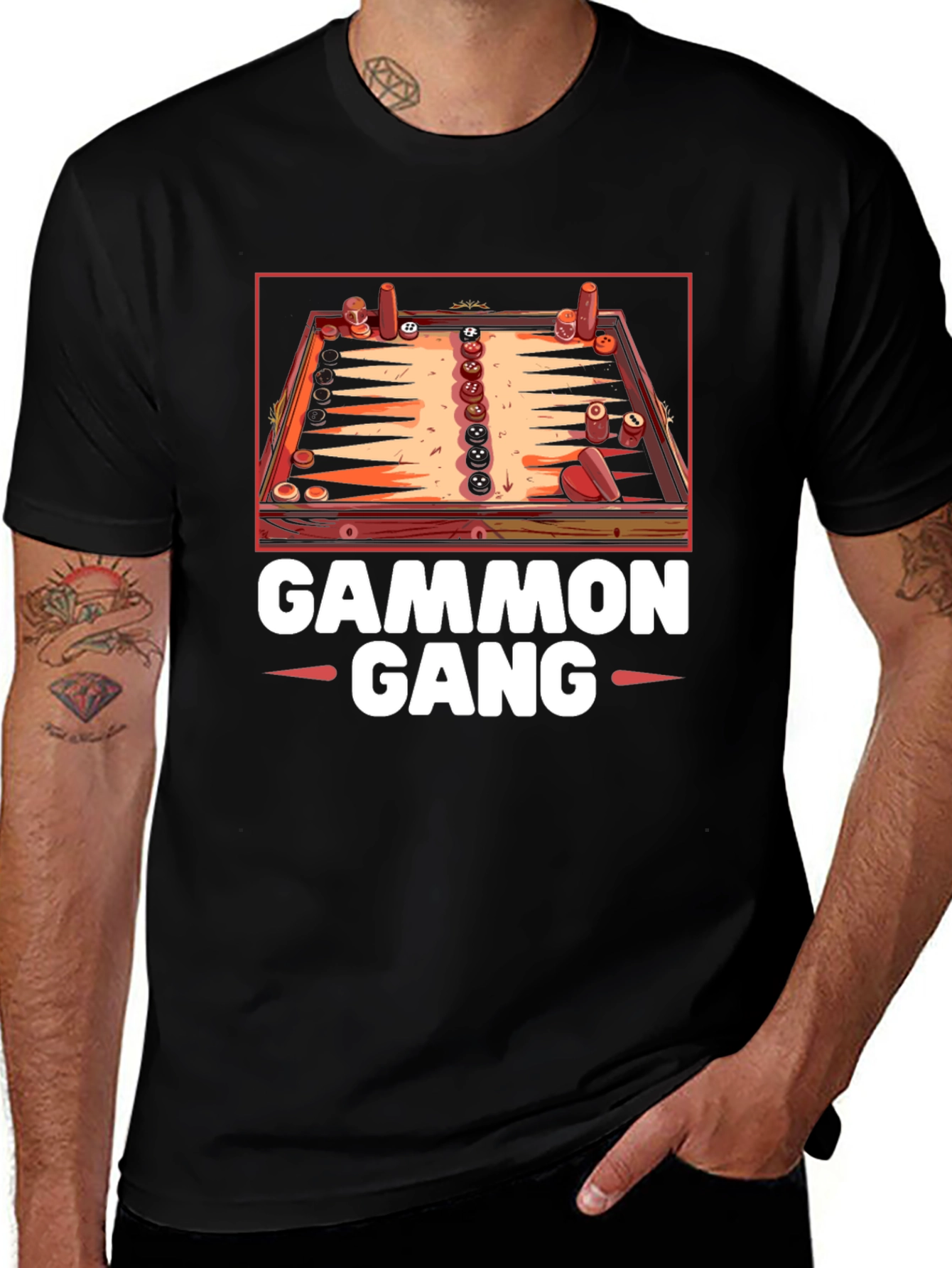 Variant 15 of Gammon Gang T-Shirt - Unique Design
