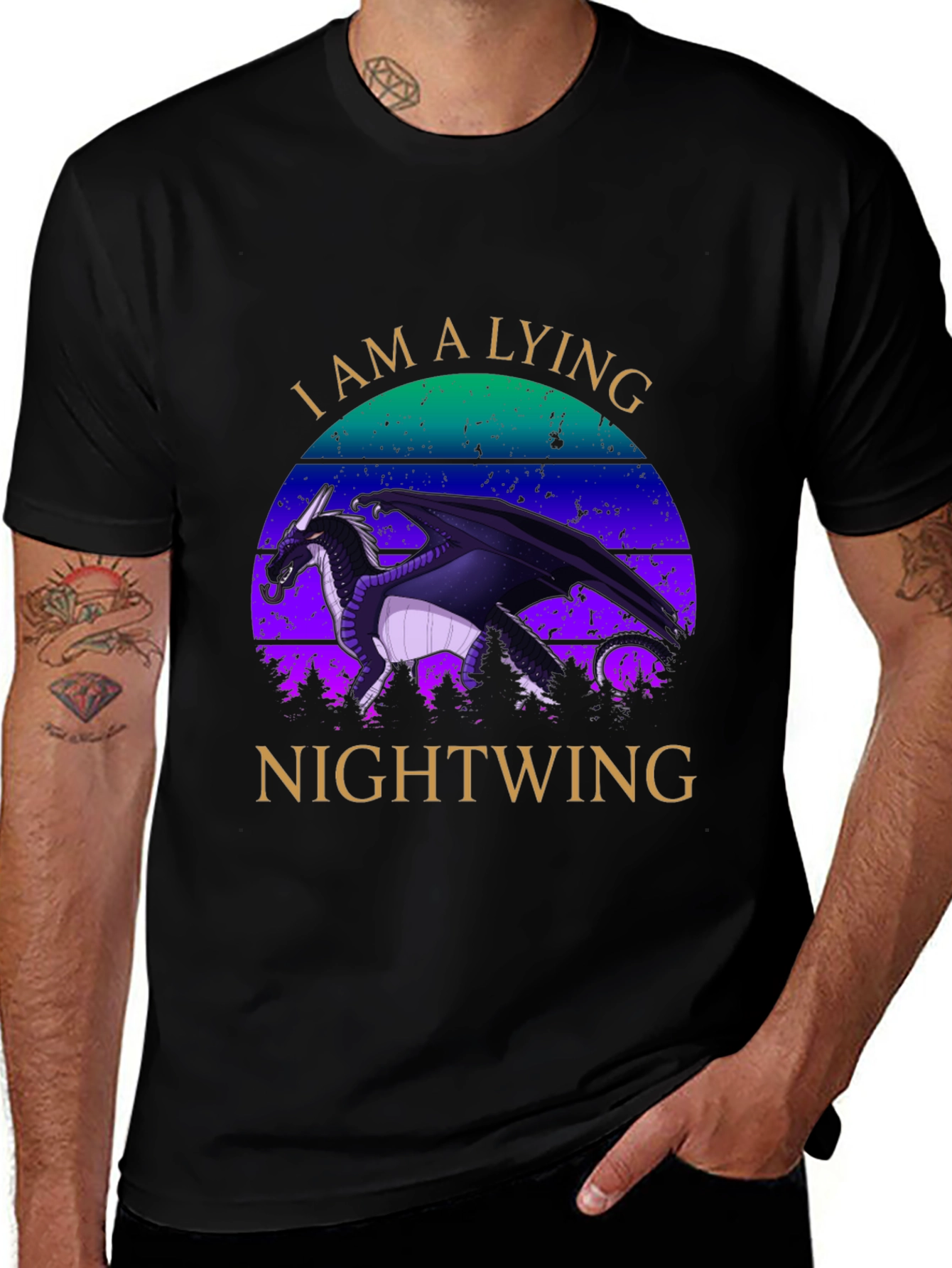 I Am A Lying Nightwing Graphic Tee