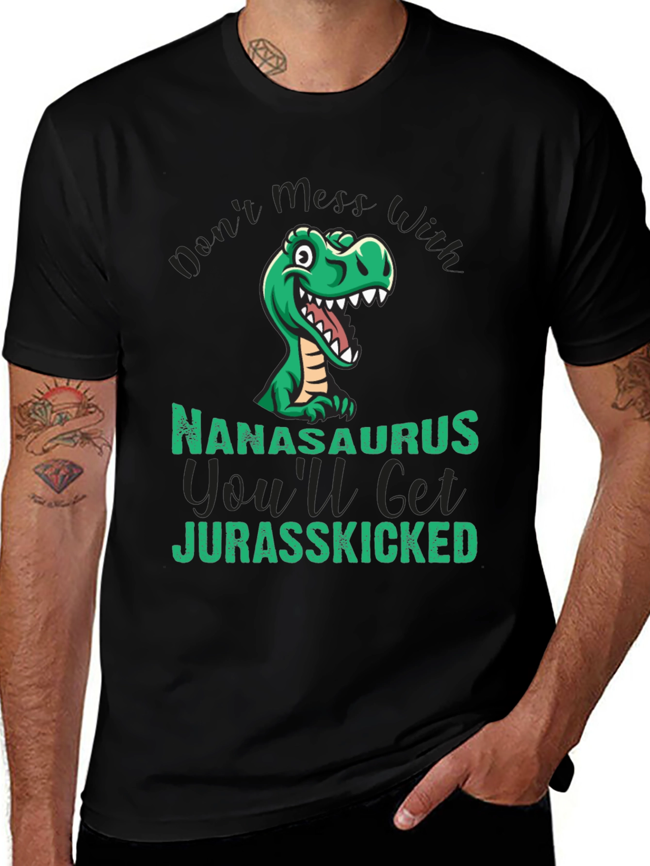 Nanasaurus T-Rex Graphic Tee