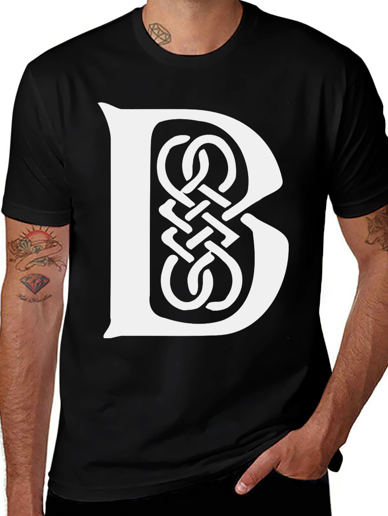 Celtic Knot Letter B T-Shirt
