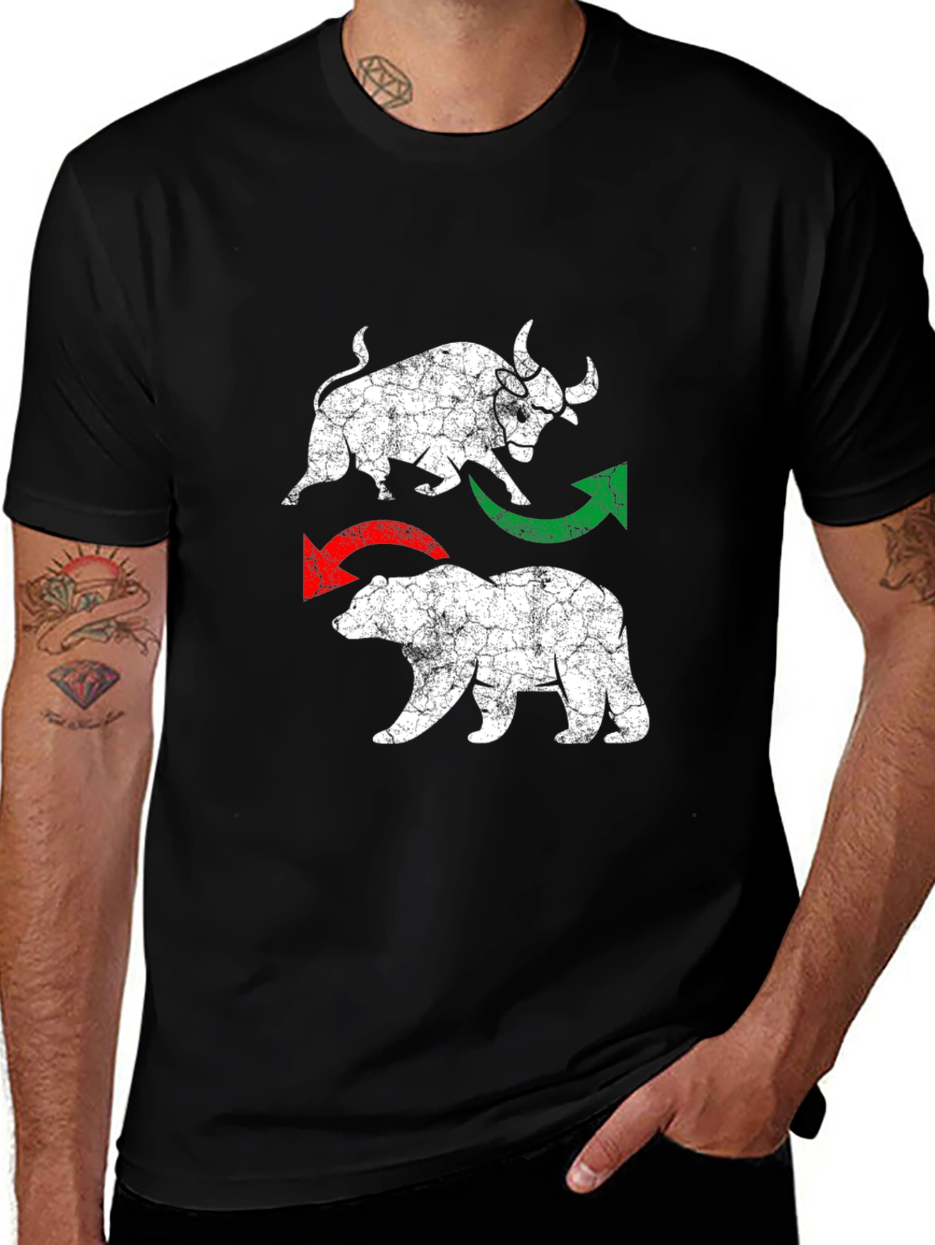 Variant 23 of Bull and Bear Market T-Shirt
