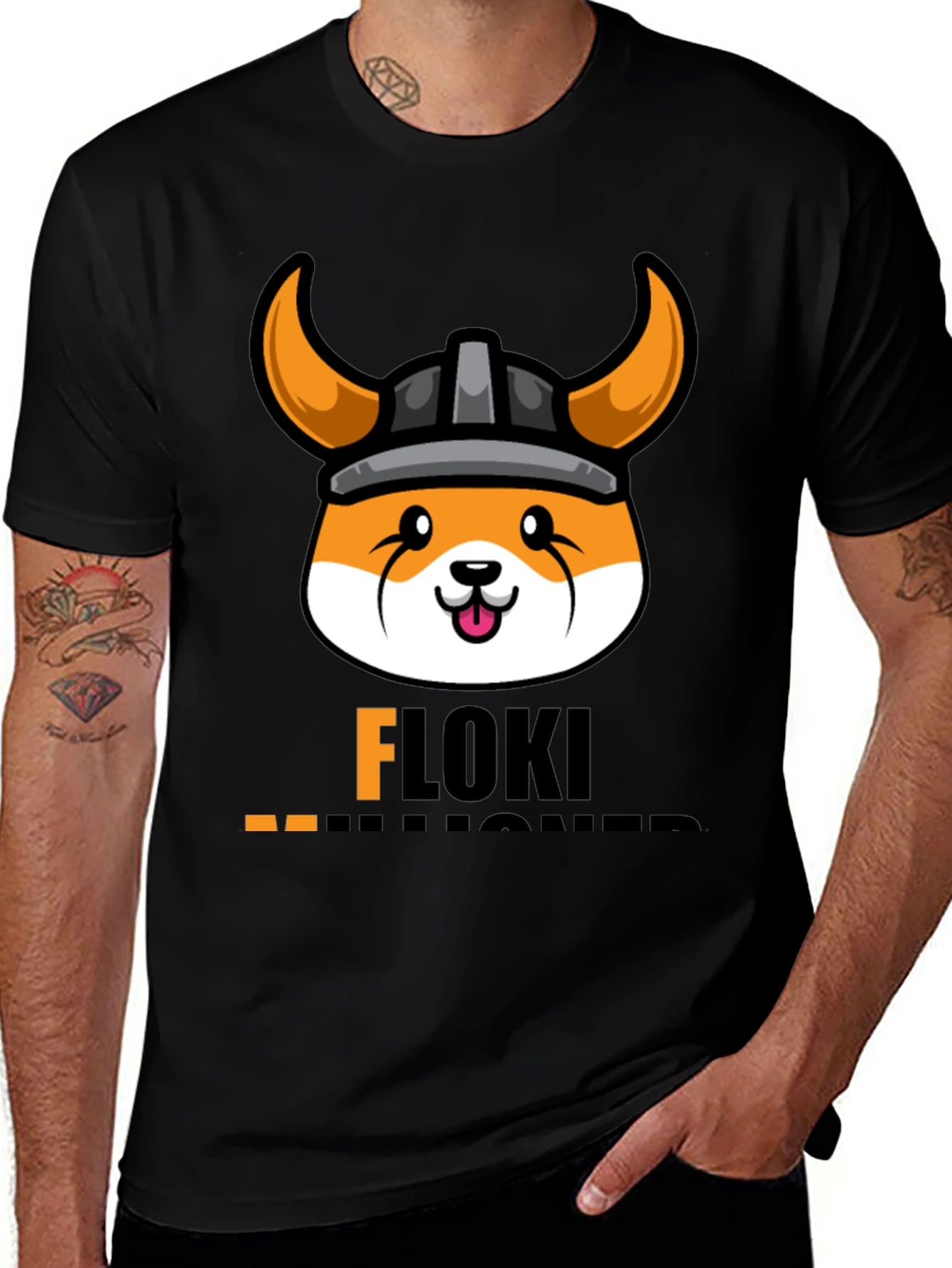 Floki Millionaire Viking Doge Graphic T-Shirt