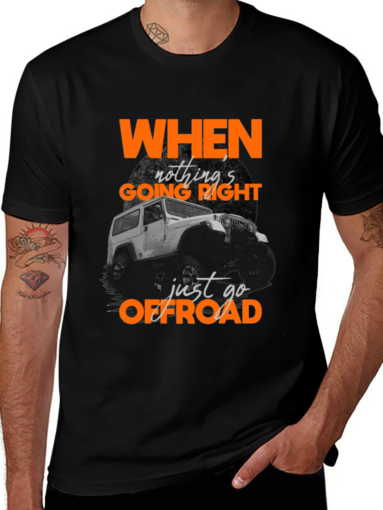 Variant 24 of Offroad Adventure T-Shirt -  "When Nothing's Going Right"