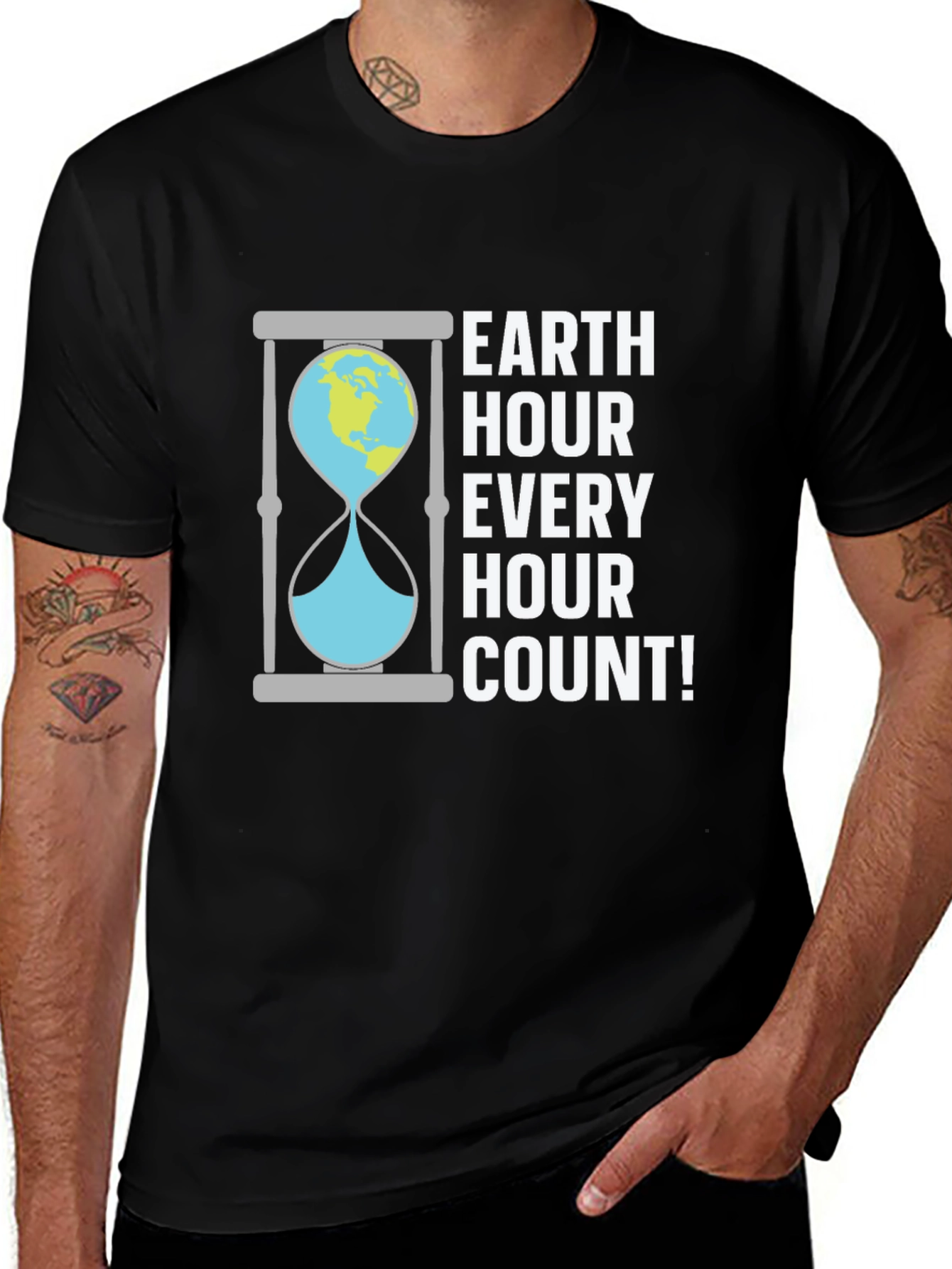 Earth Hour Every Hour Count T-Shirt