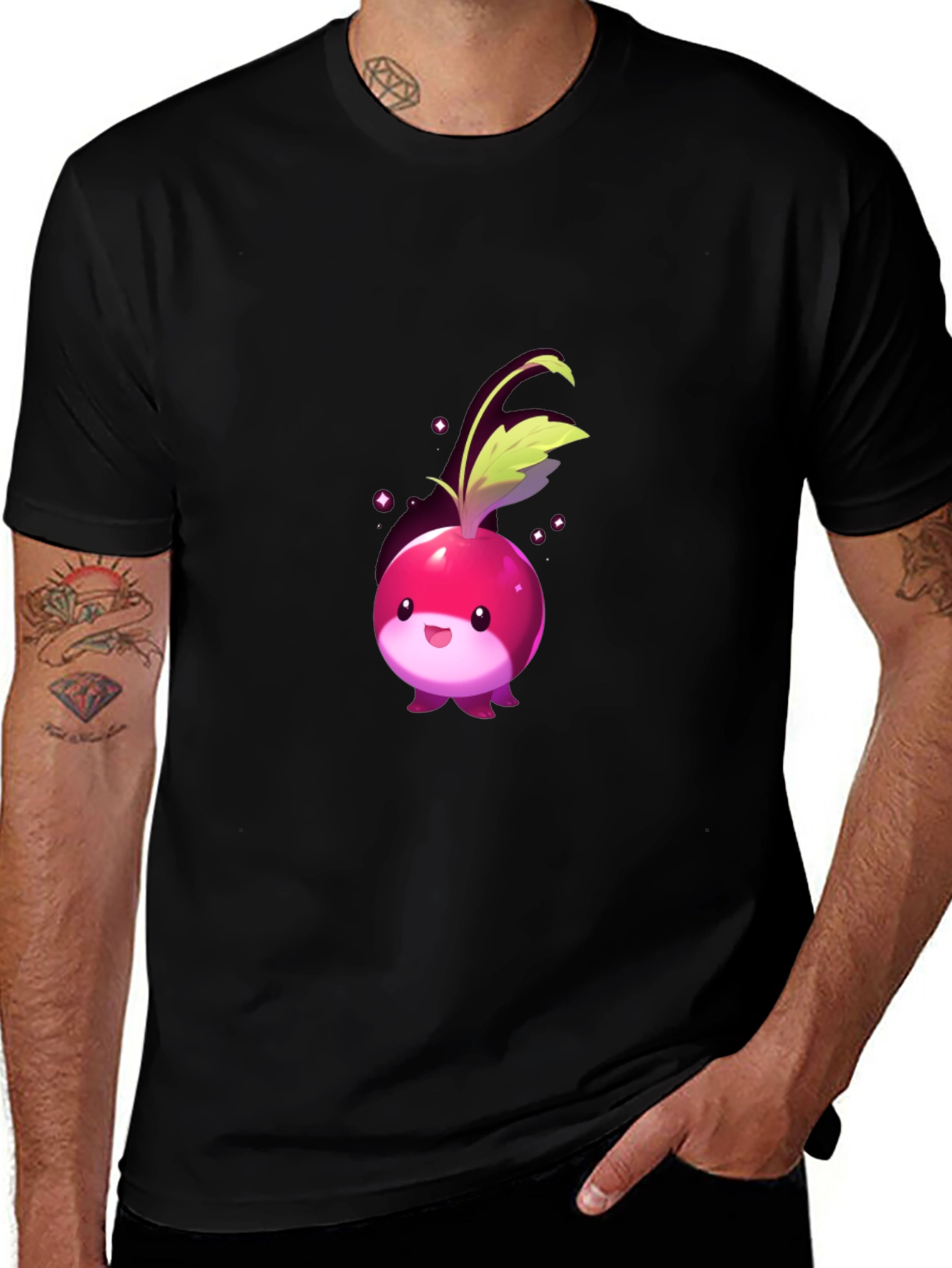 Cute Radish Graphic Tee