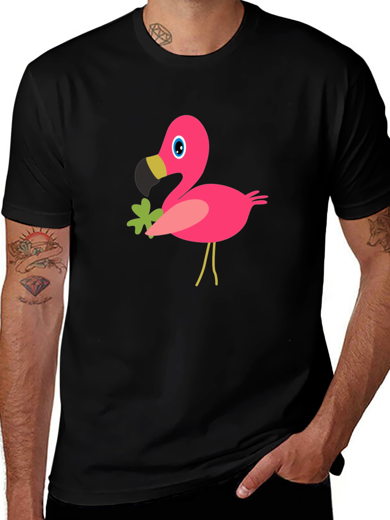 Variant 15 of Flamingo Graphic T-Shirt - Soft Cotton Tee