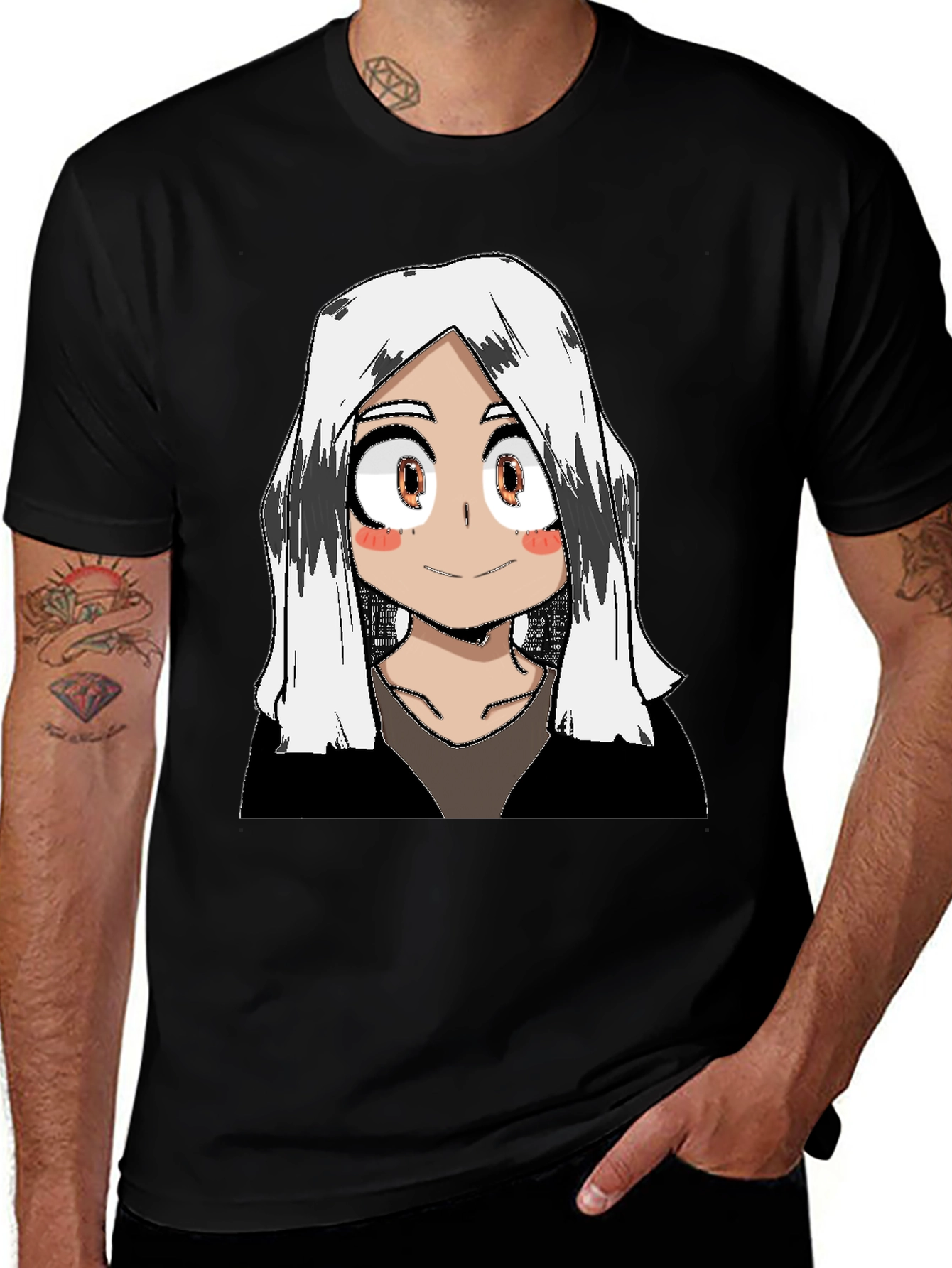 Eri My Hero Academia Black T-Shirt Anime Manga