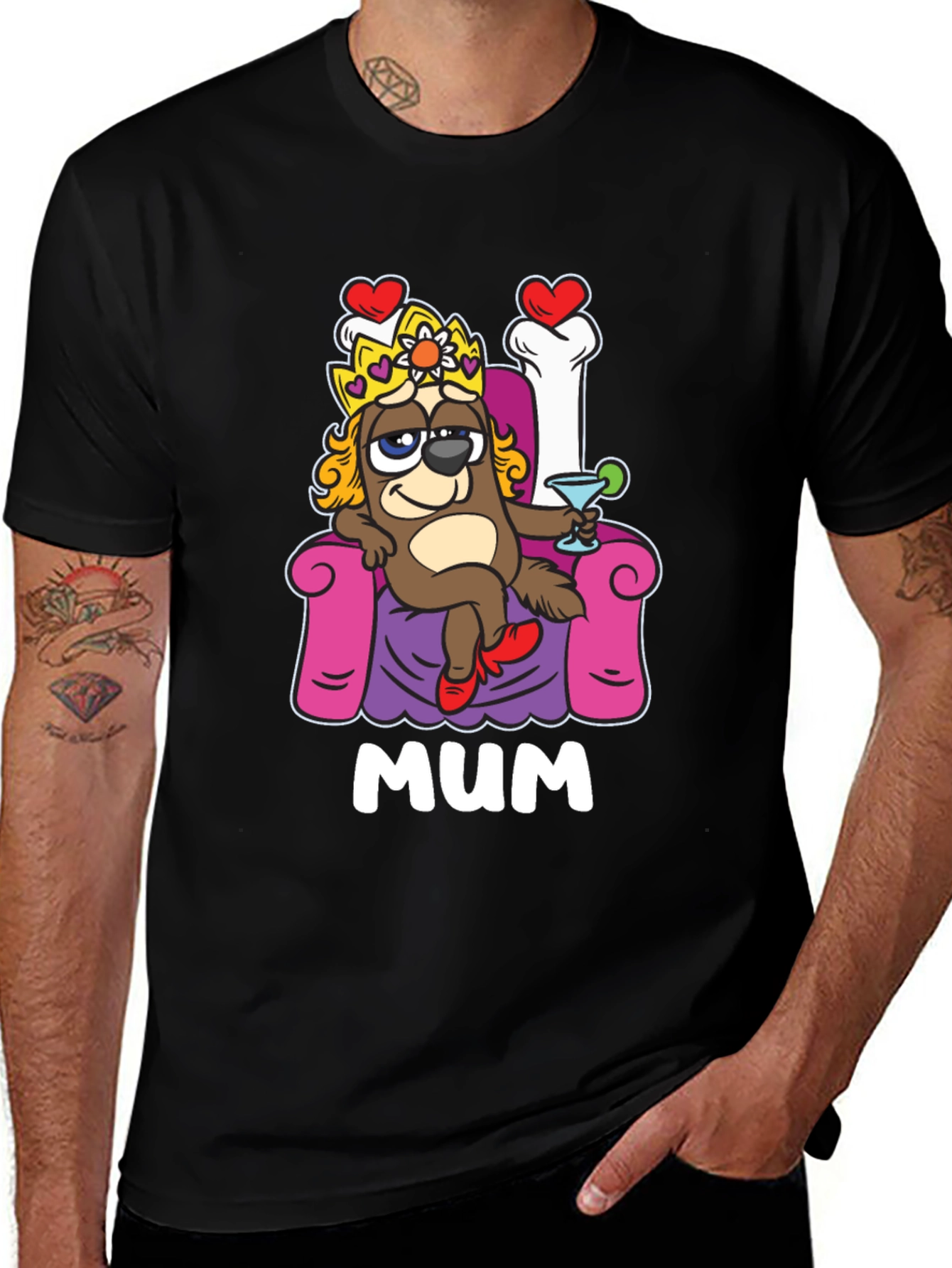 Variant 26 of Funny Mum Queen T-Shirt - Novelty Gift