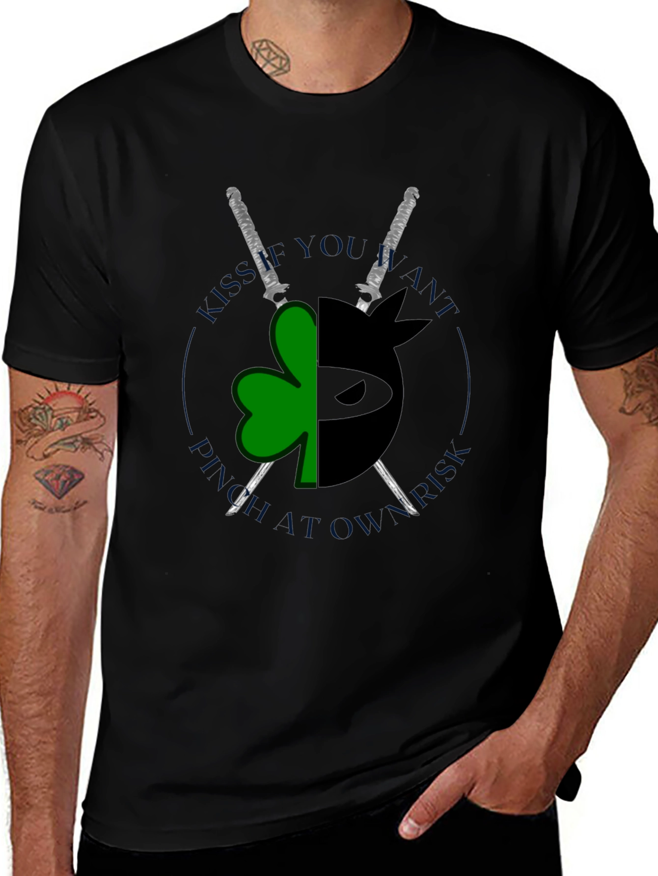 Lucky Ninja Short-Sleeve Graphic T-Shirt