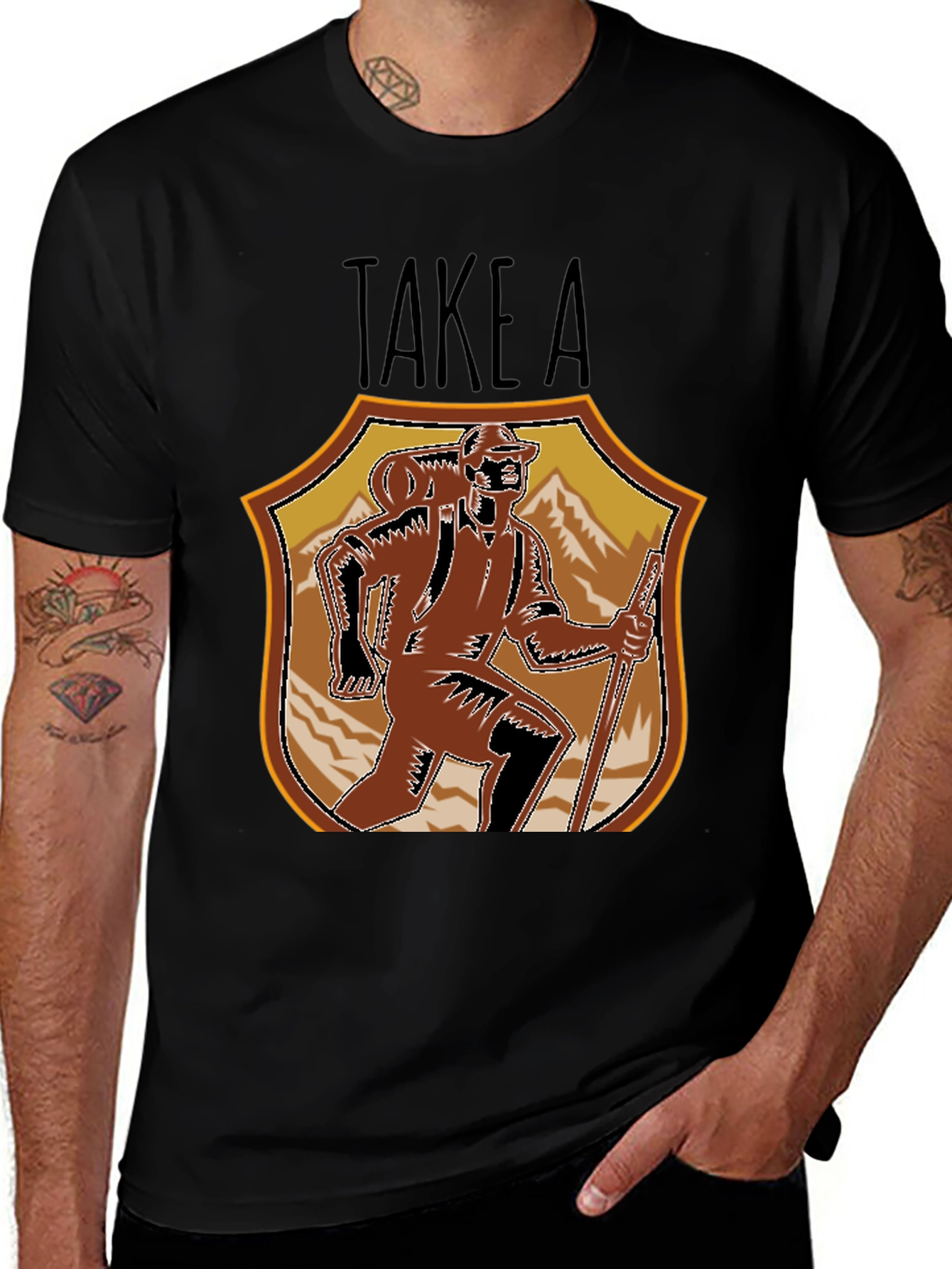 Variant 19 of Take A Hike Graphic T-Shirt: Outdoor Adventure