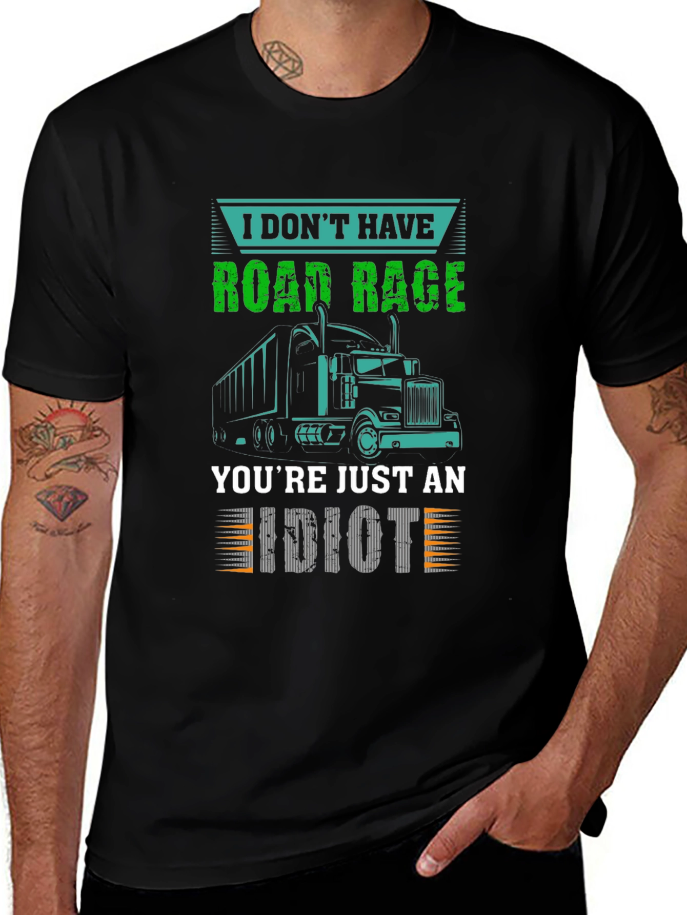 Variant 23 of Road Rage Trucker T-Shirt - Sarcastic Trucking Tee