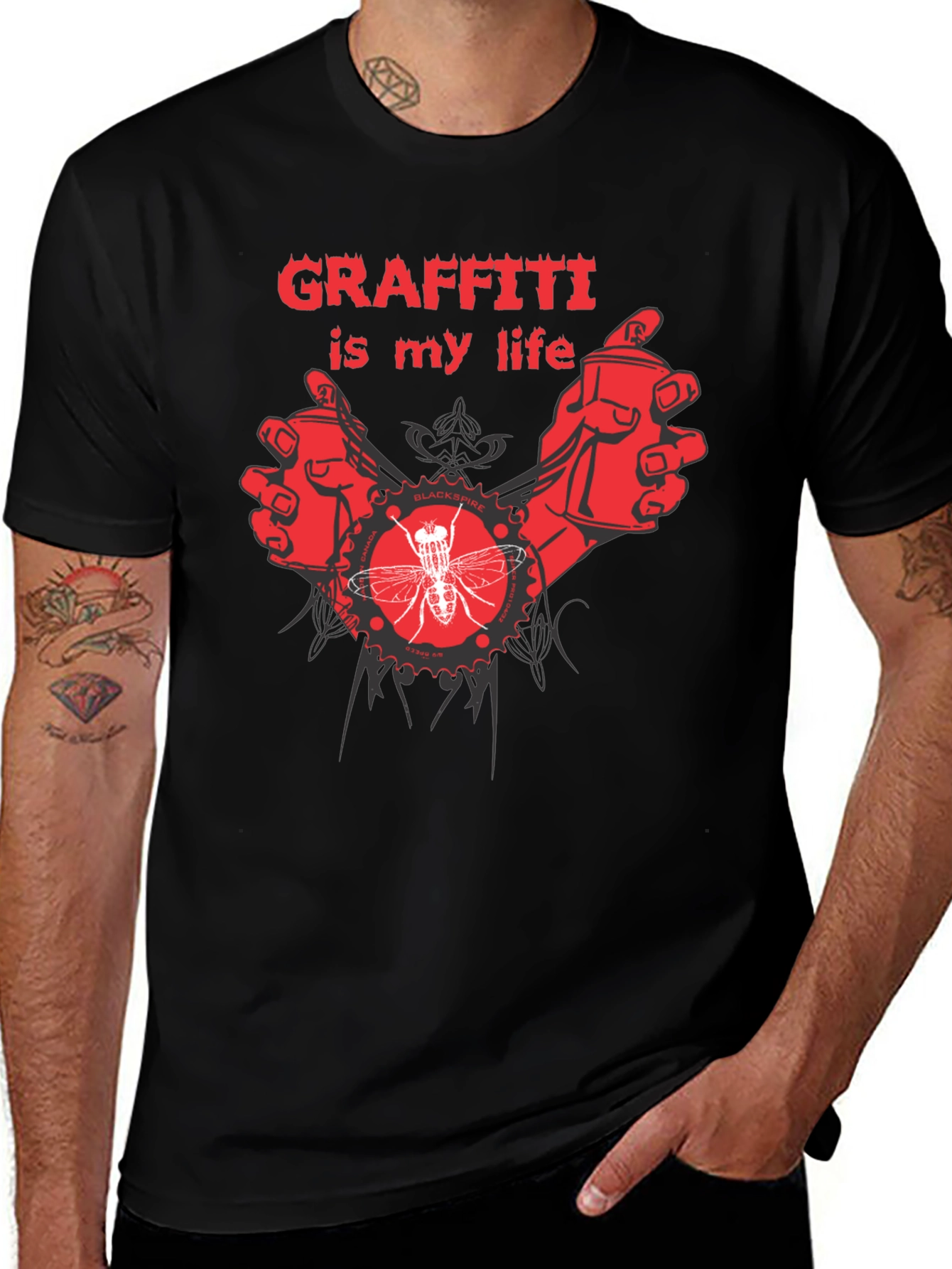 Variant 7 of Graffiti is My Life T-Shirt - Urban Style
