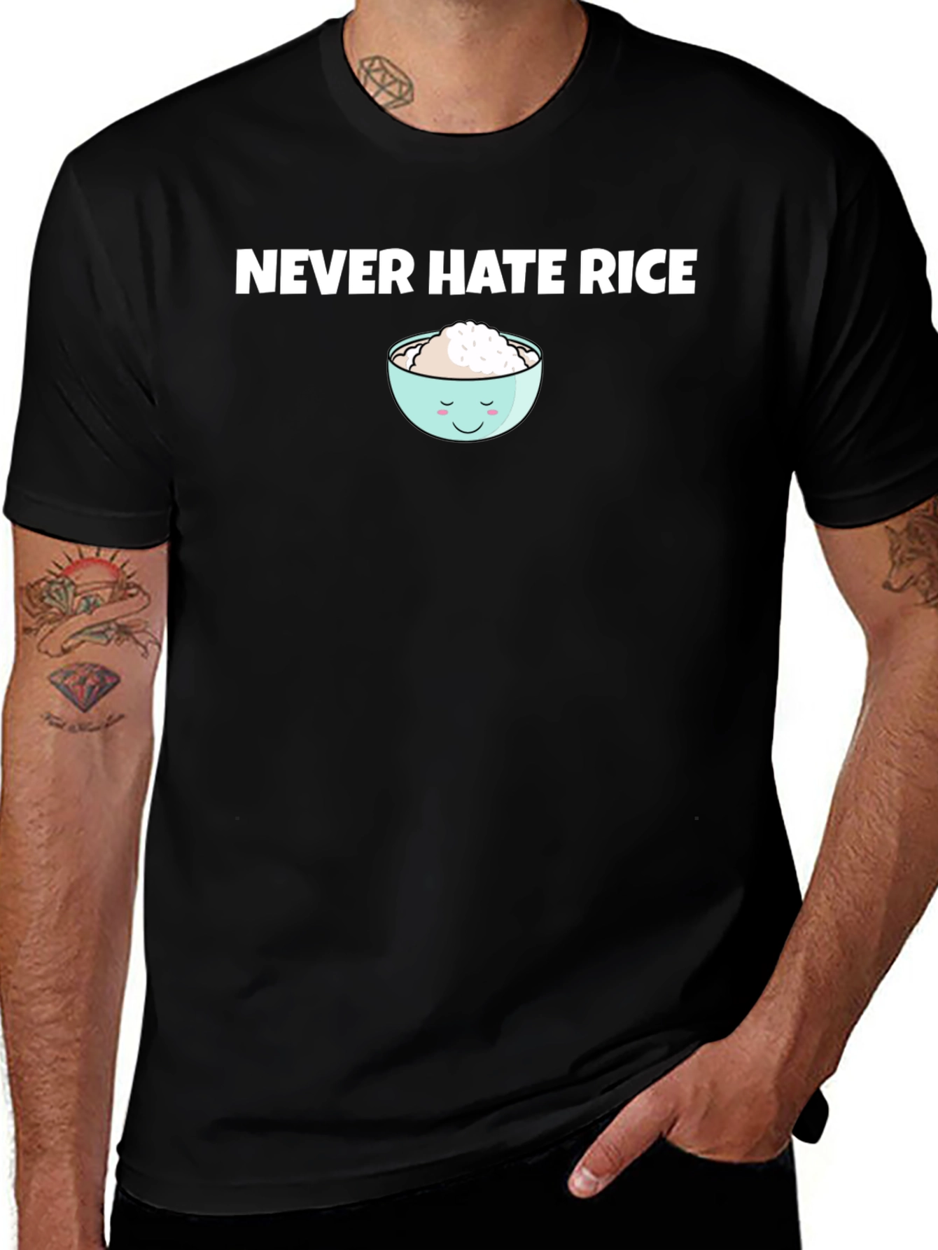 Variant 7 of Never Hate Rice Graphic Tee - Comfort Fit