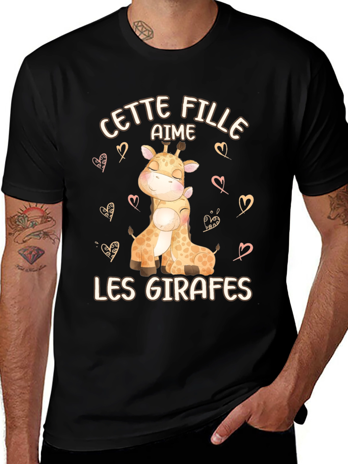 Variant 2 of Cute Giraffe Lover T-Shirt