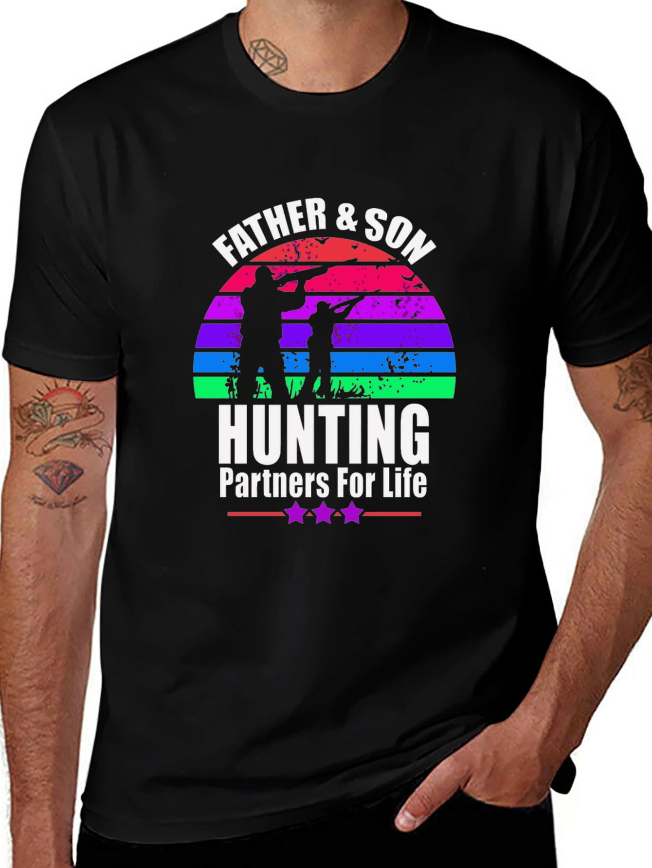 Variant 18 of Father & Son Hunting Partners T-Shirt