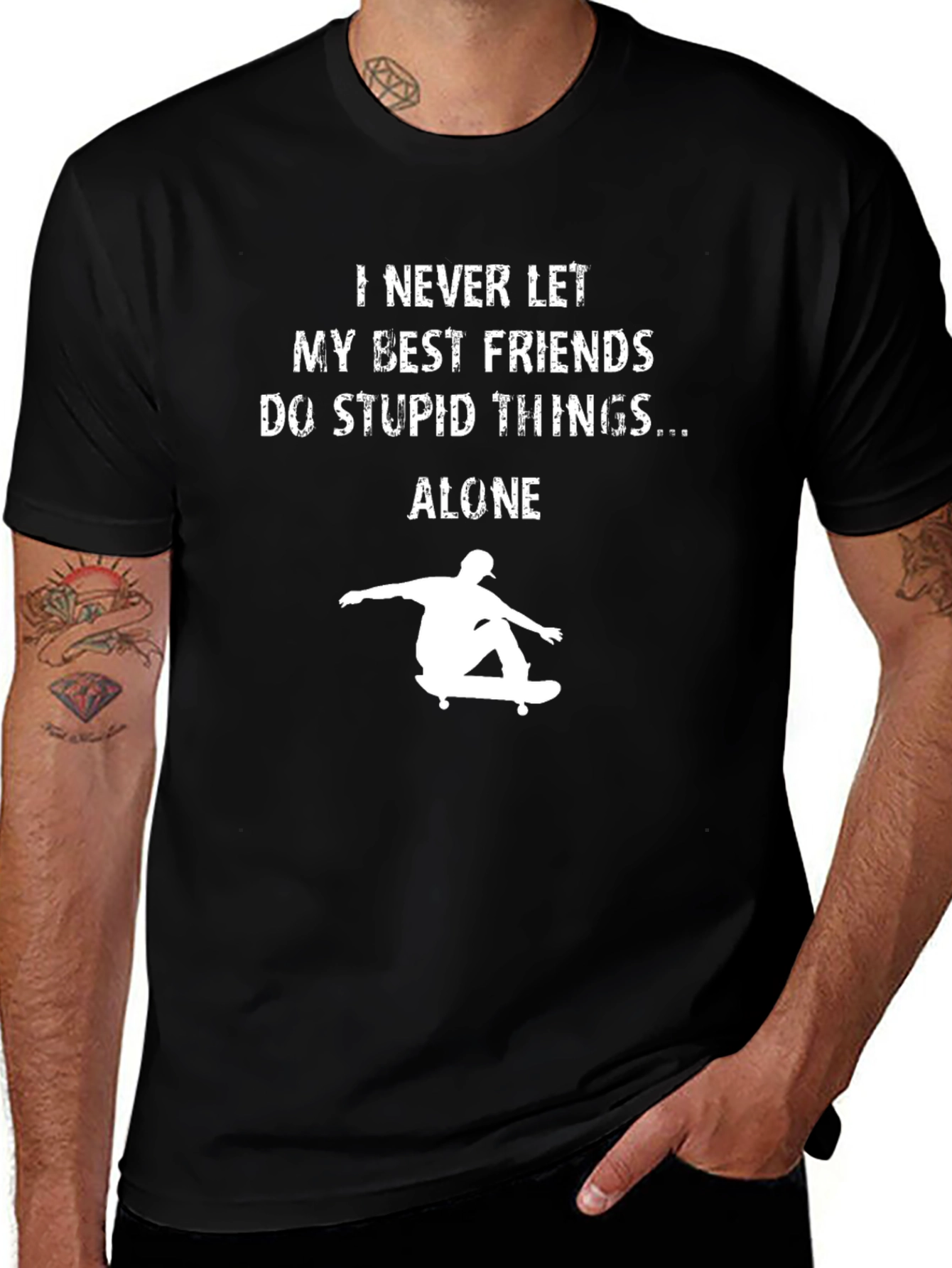 Variant 29 of Funny Friends Skateboard Graphic T-Shirt