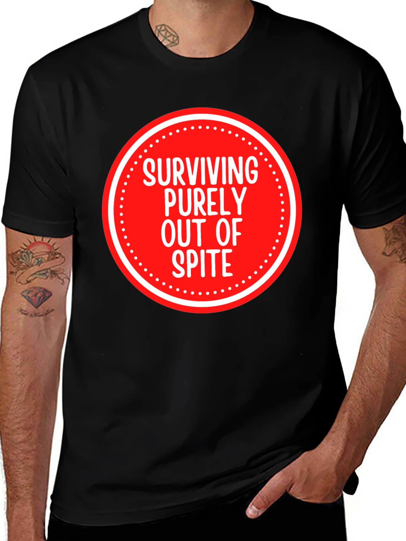 Variant 25 of Surviving Out of Spite Graphic Tee